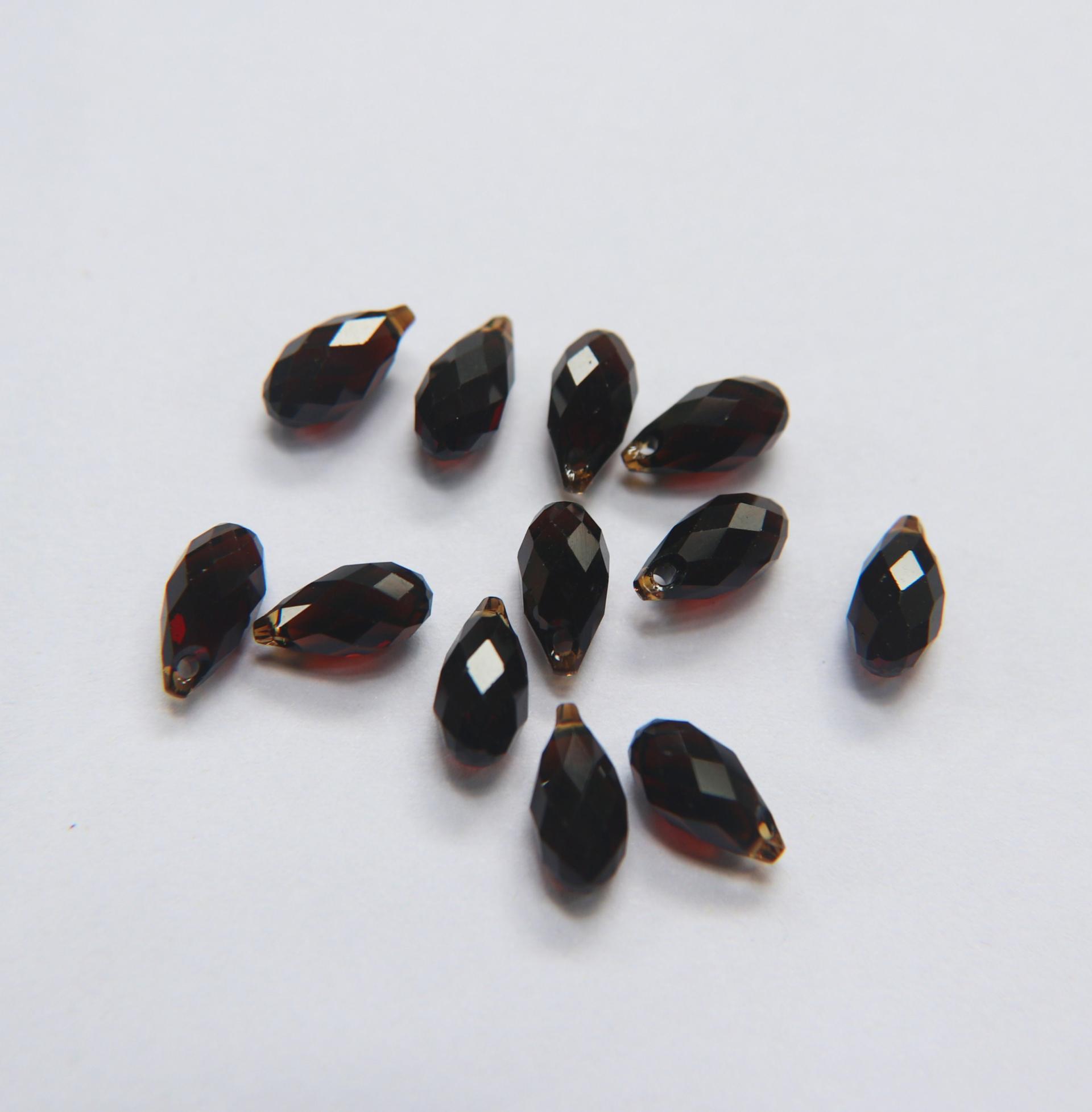 6010 Swarovski Briolette Pendants (4 Colors) 11 x 5.5 MM Fancy Crystal drops 2/6/12/36 Pieces vintage findings, jewelry making, craft supply