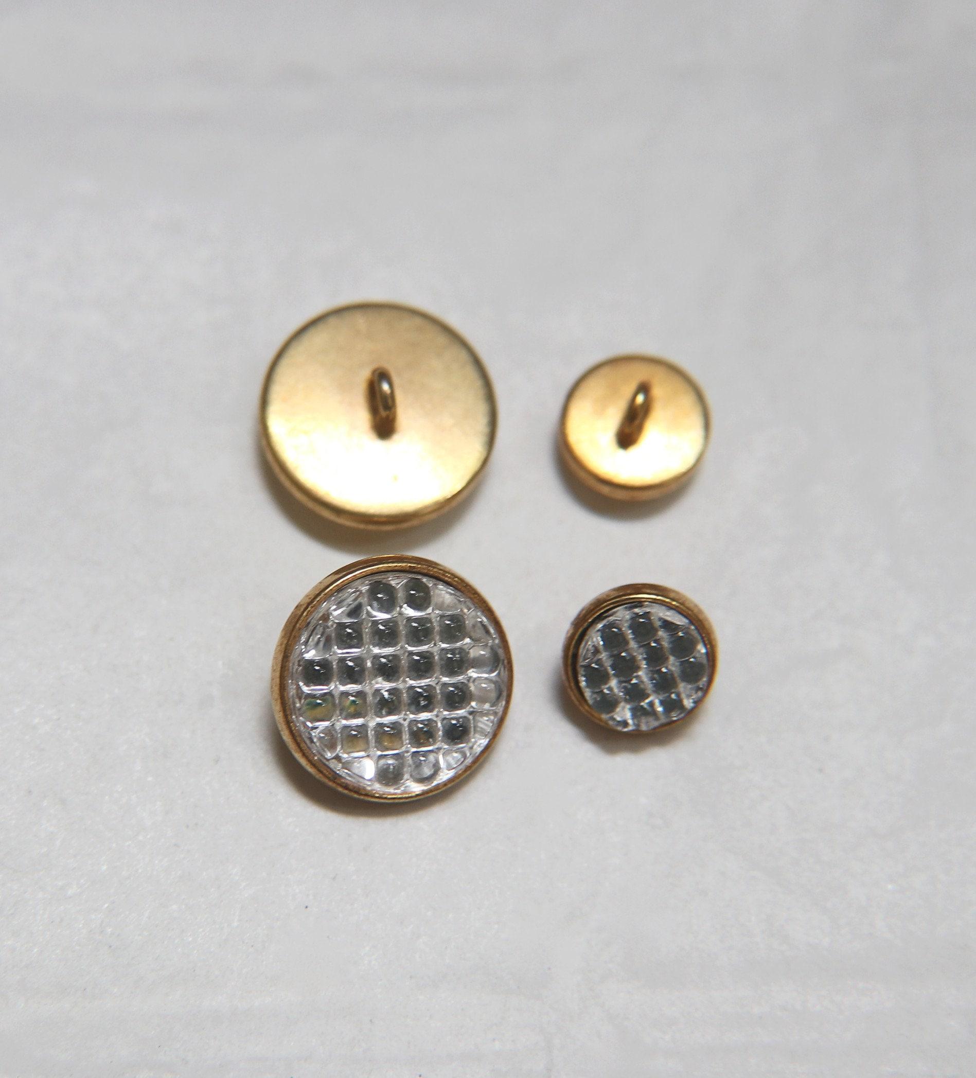 8/10/14mm Round Vintage Swarovski Stud Buttons Crystal Button Beads & Jewelry Supplies for Jewelry Making