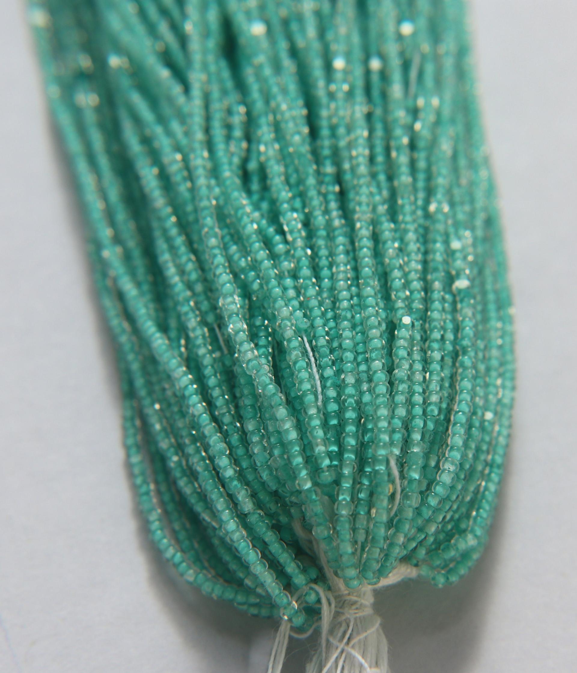 13/0 Hanks Charlotte True Cut Beads Crystal Mint Lining 1/5/25/50/100 Hanks 1.6mm jewellery rare glass beads, jewelry supply, native supply