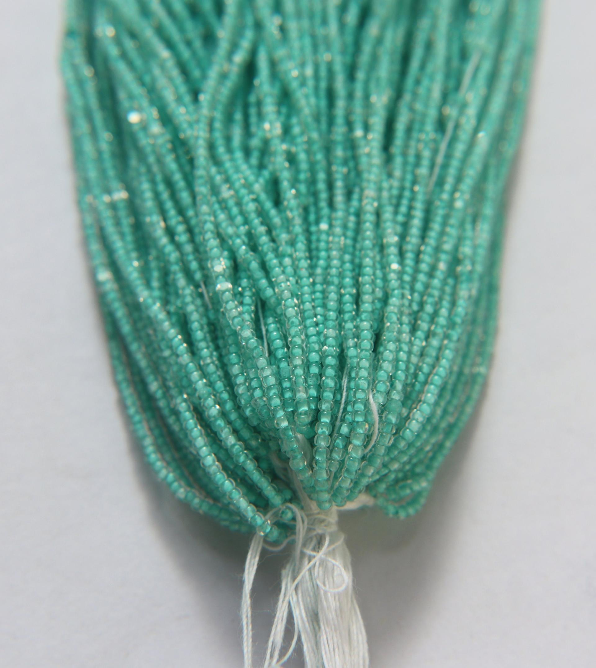 13/0 Hanks Charlotte True Cut Beads Crystal Mint Lining 1/5/25/50/100 Hanks 1.6mm jewellery rare glass beads, jewelry supply, native supply