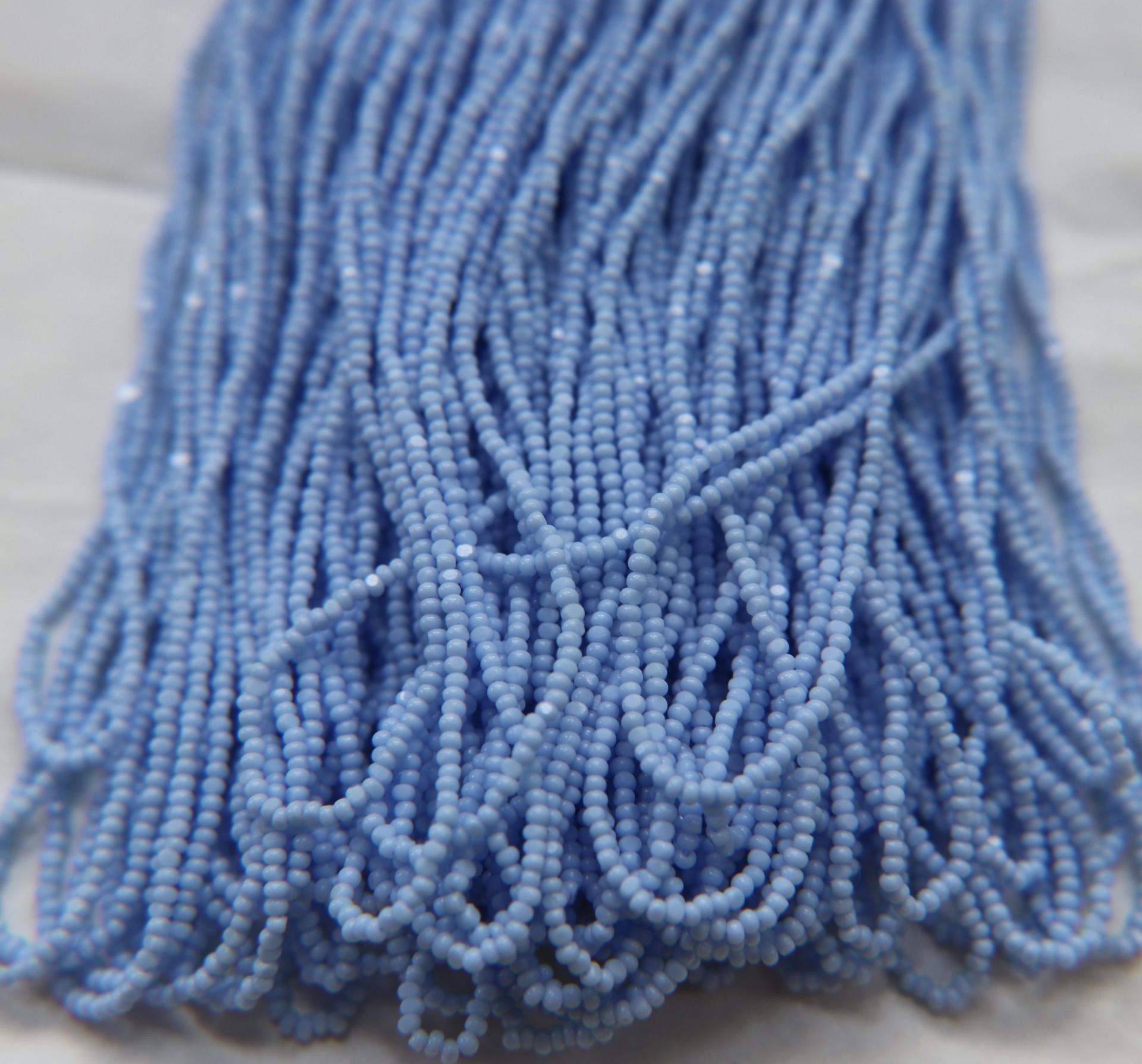 13/0 Charlotte true Cut Beads 1.6 MM Light Pale Blue opaque 1/5/25/50/100 Hanks PREMIUM SEED Beads, bracelet beads, tassel beads