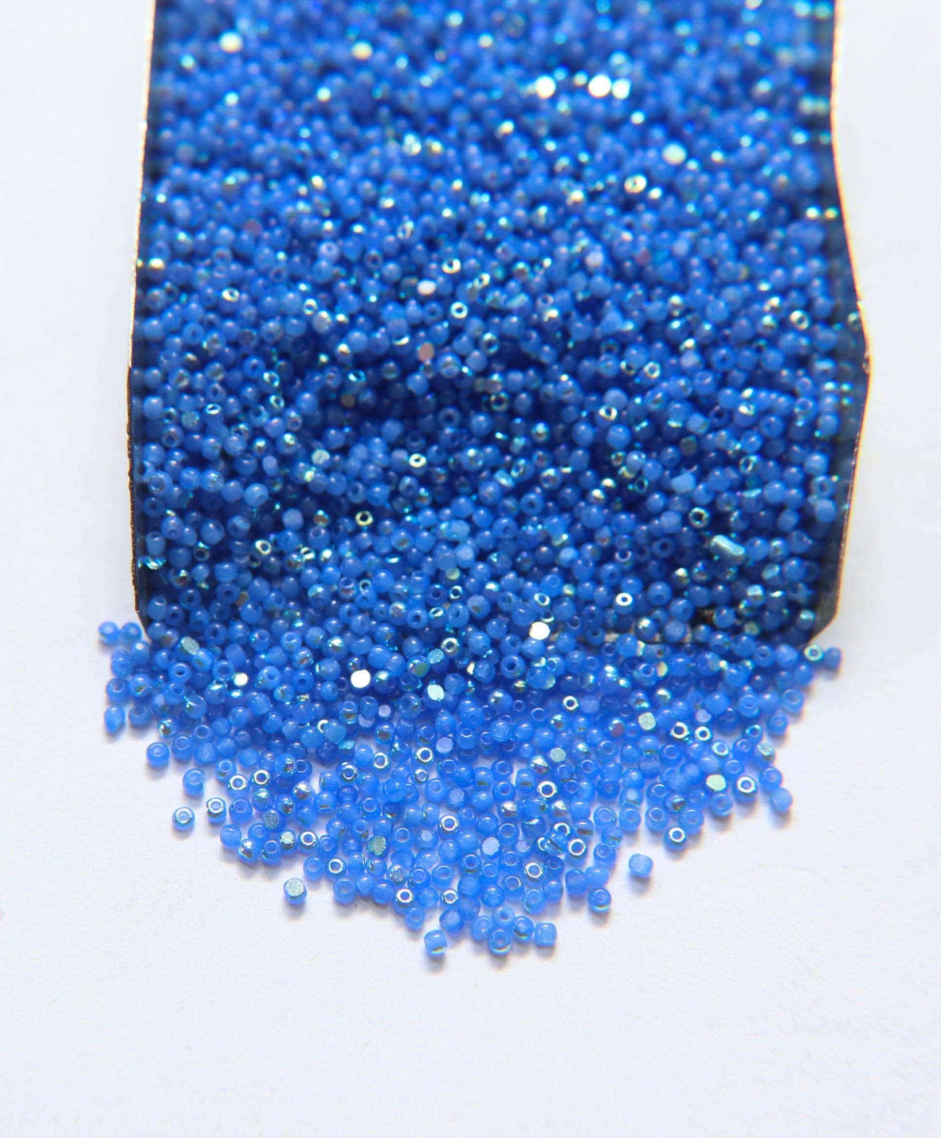 13/0 Charlotte true Cut Beads Patina Premium Medium Sapphire Opal Aurore Boreale 10/20/50/250/500 Grams PREMIUM SEED BEADS, Rare Beads