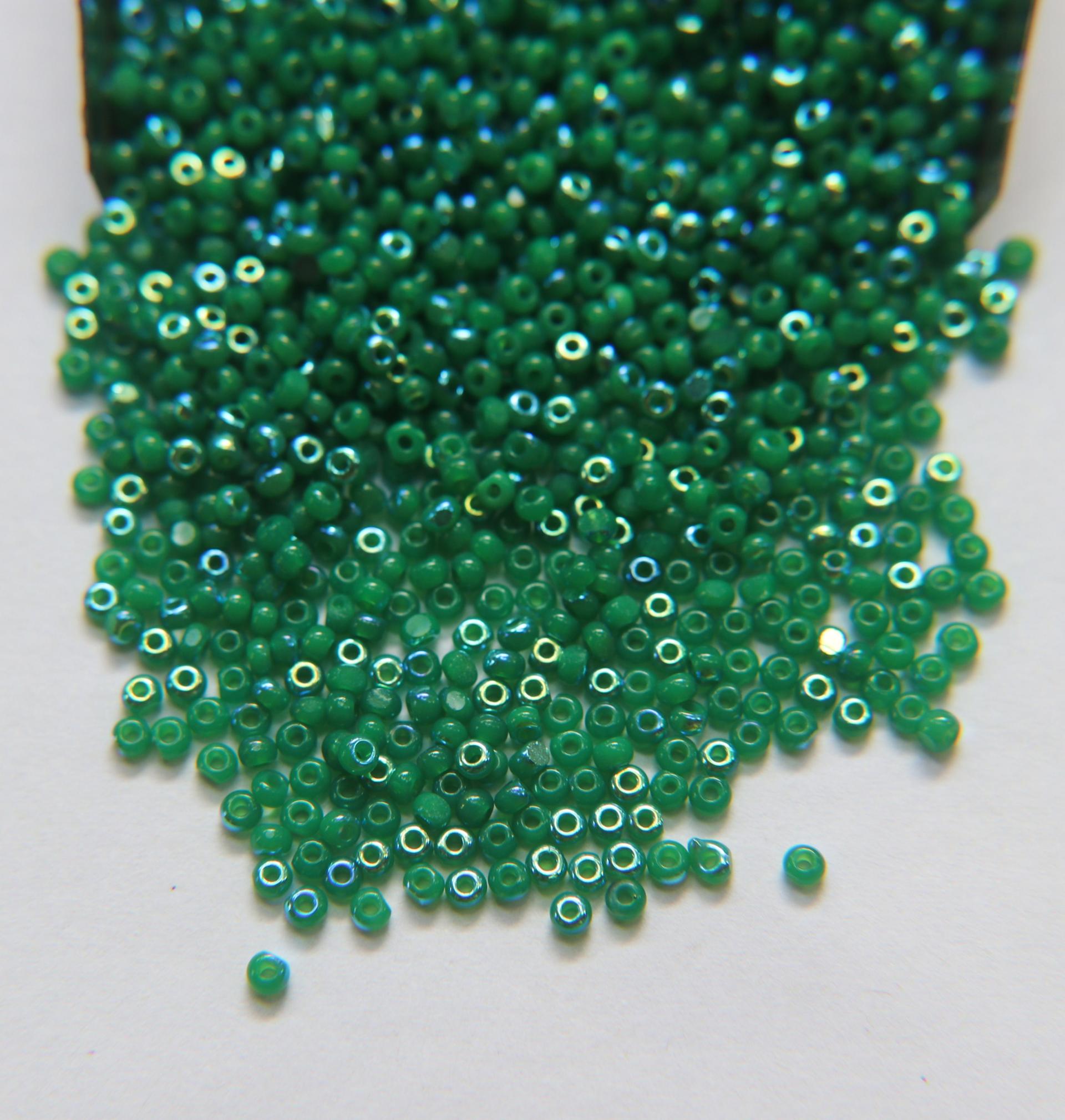 13/0 Charlotte true Cut Beads Patina Opal Green Aurore Boreale 52240 5/10/20/50/250/500 Grams native beads supply, embroidery