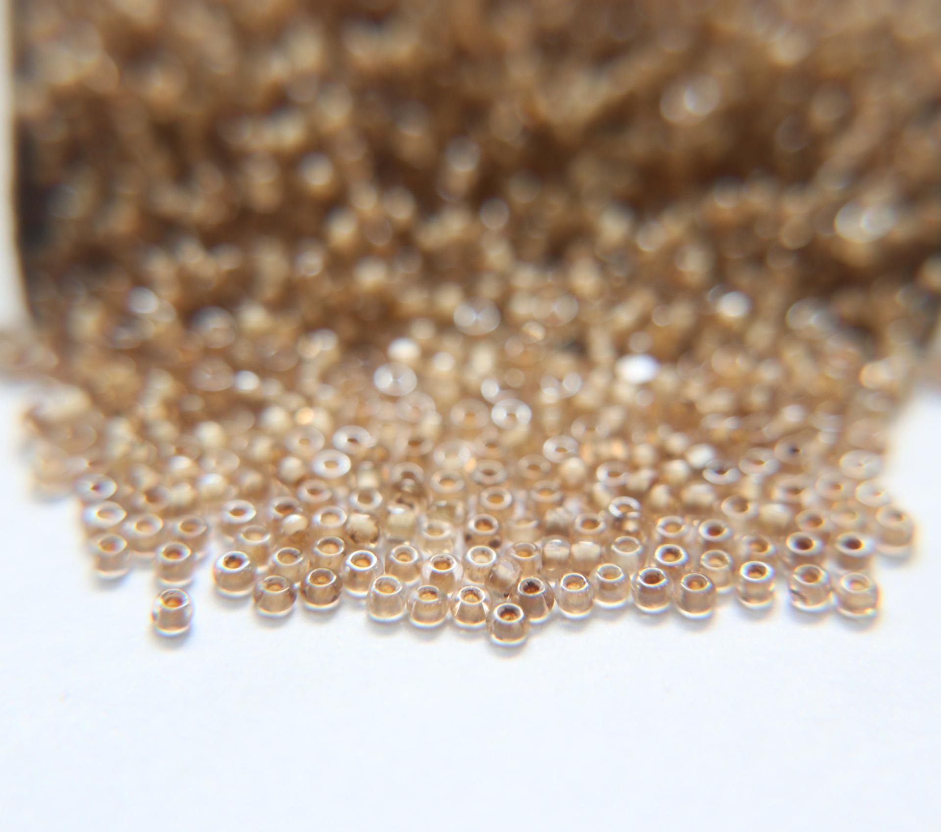 11/0 Charlotte true Cut Beads Patina Cream Lined Golden Honey 10/20/50/250/500 Grams 1300 Pieces loose beads, embroidery, native supply