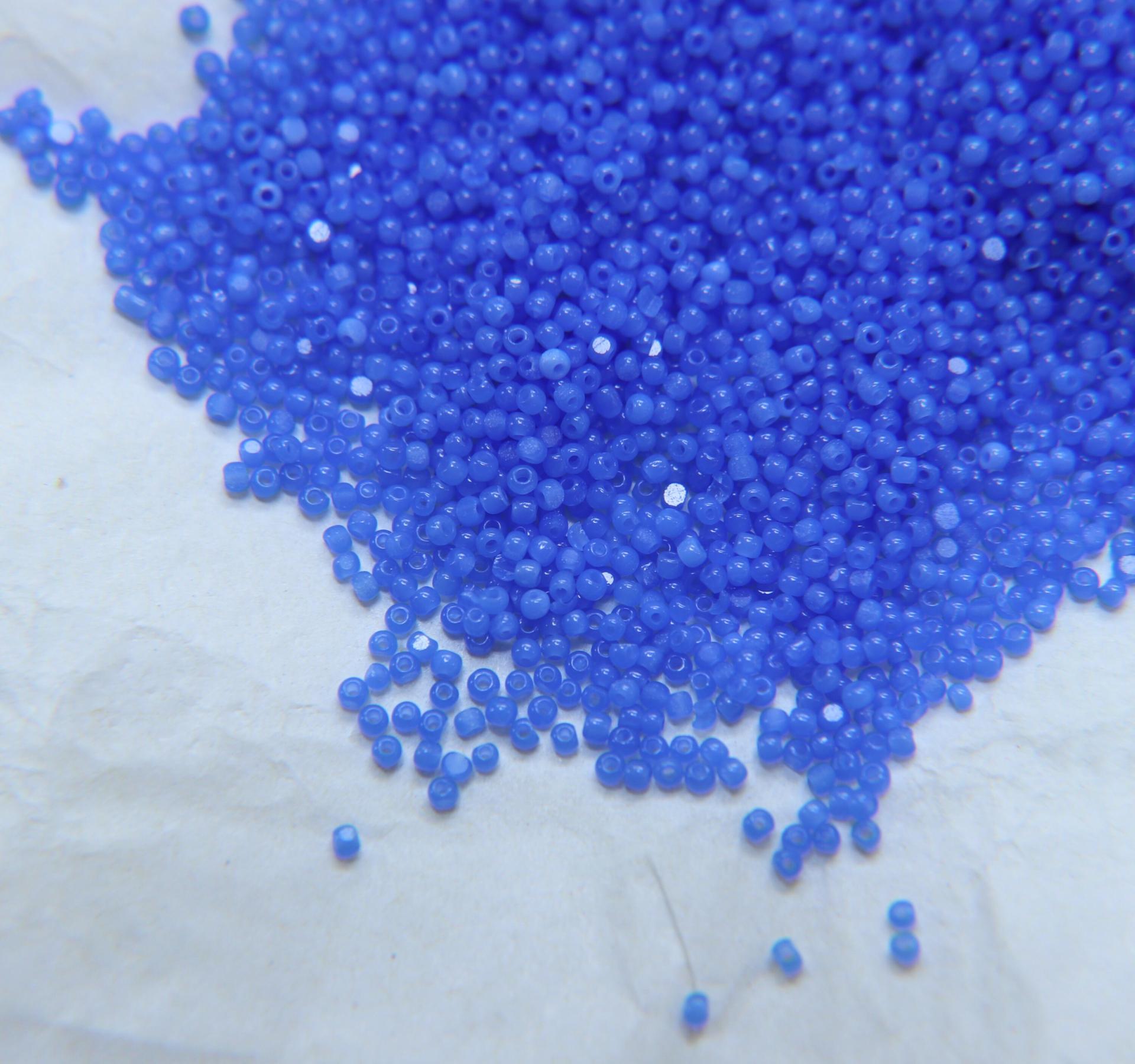 11/0 Charlotte Cut Beads Premium Medium Sapphire Opal 10/20/50/250/500 Grams PREMIUM SEED BEADS