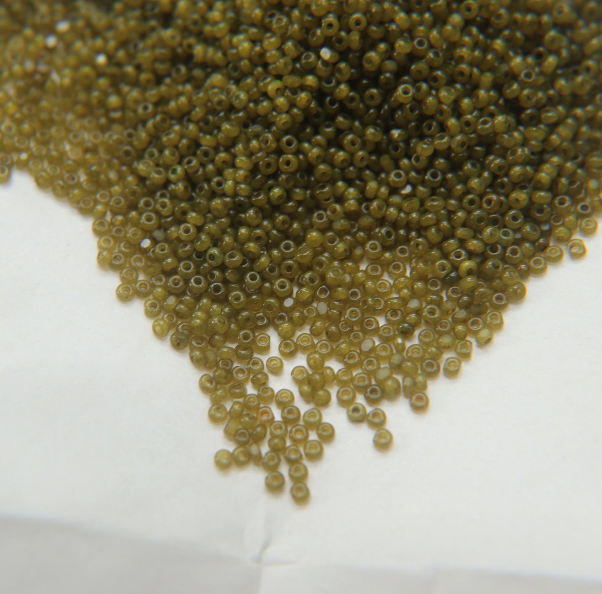 11/0 Charlotte Cut Beads Khaki Opal 10/20/50/250/500 Grams PREMIUM SEED BEADS, Native Supply