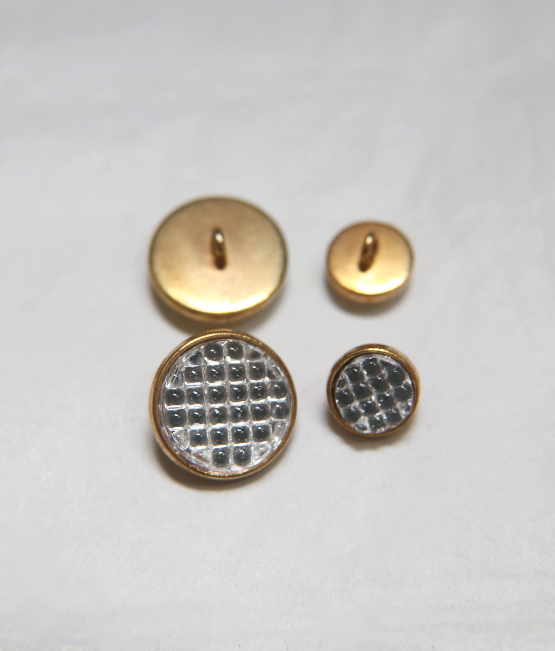 8/10/14mm Round Vintage Swarovski Stud Buttons Crystal Button Beads & Jewelry Supplies for Jewelry Making
