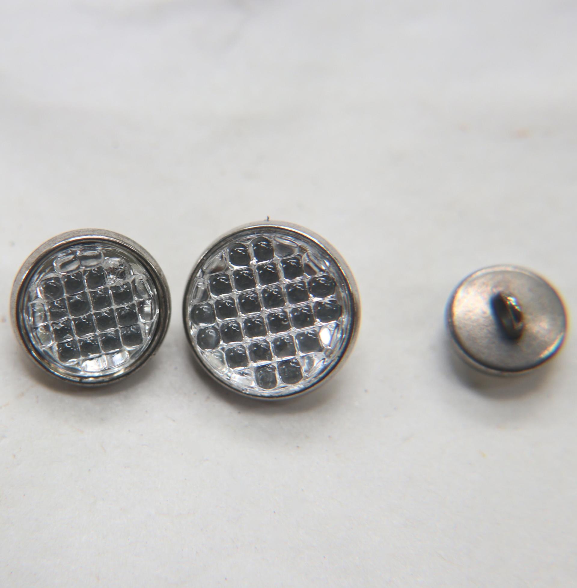 8/10/14mm Round Vintage Swarovski Stud Buttons Crystal Button Beads & Jewelry Supplies for Jewelry Making