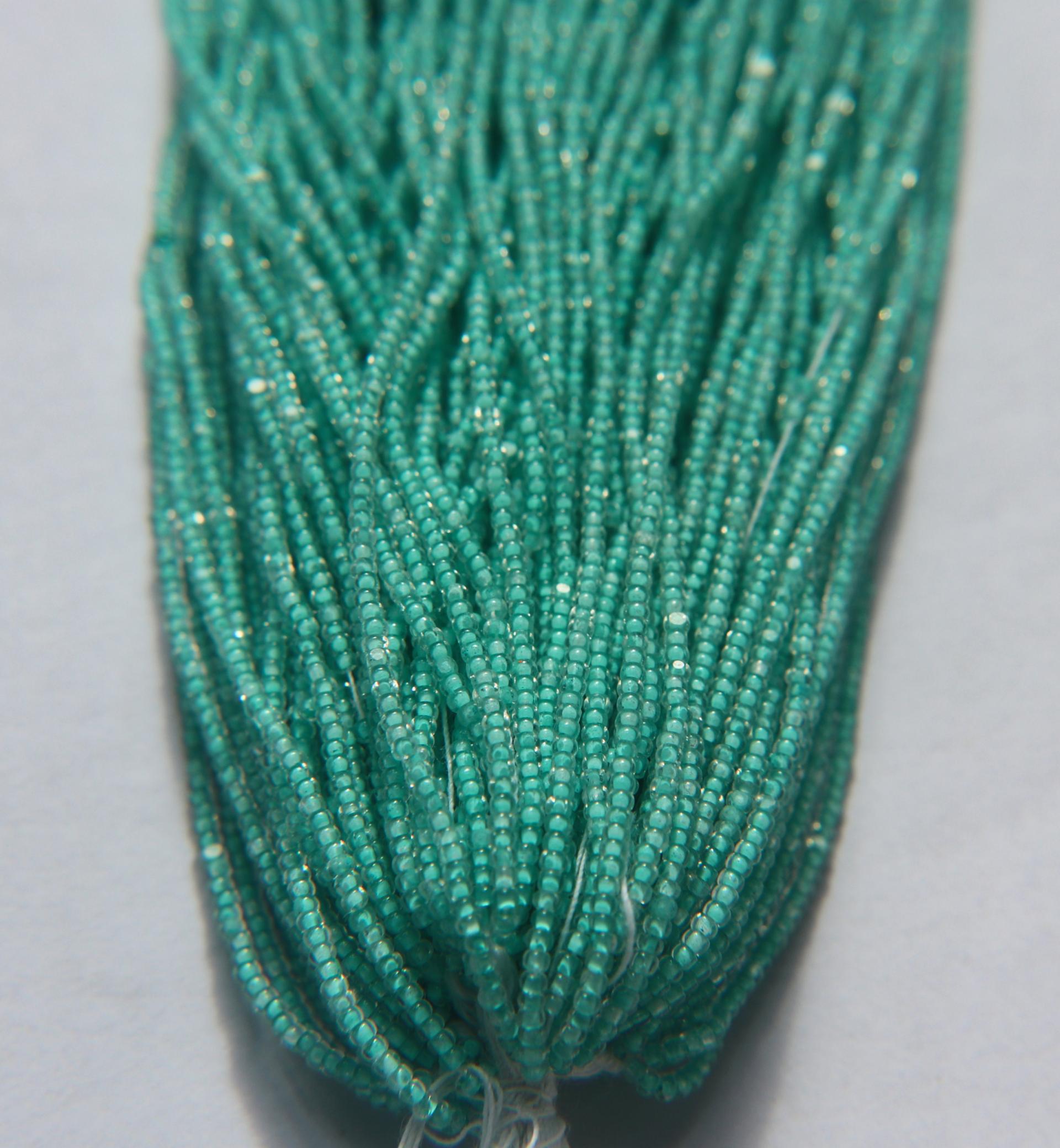 13/0 Hanks Charlotte True Cut Beads Crystal Mint Lining 1/5/25/50/100 Hanks 1.6mm jewellery rare glass beads, jewelry supply, native supply