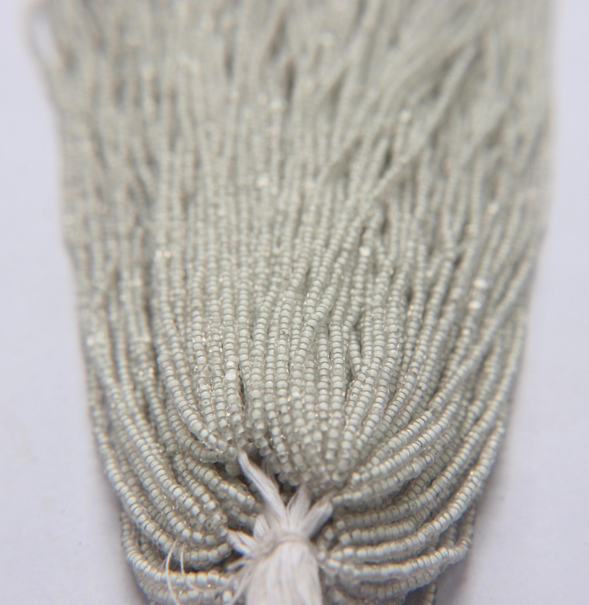 11/0 Hanks Charlotte Cut Beads Crystal White Lined 1/5/25/50/100 Hanks 2.0mm glass beads, jewelry supply, findings, Native supply