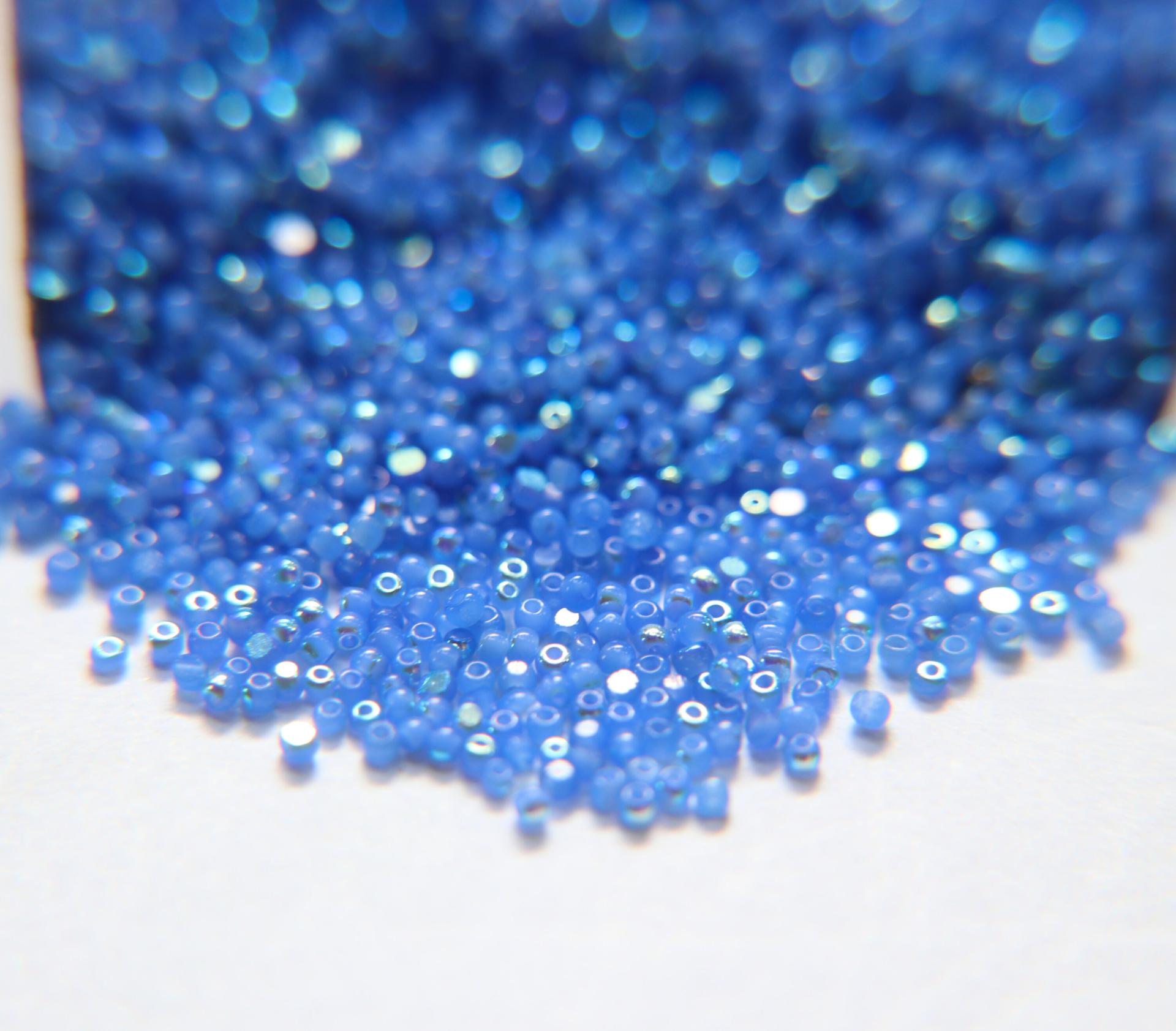 13/0 Charlotte true Cut Beads Patina Premium Medium Sapphire Opal Aurore Boreale 10/20/50/250/500 Grams PREMIUM SEED BEADS, Rare Beads