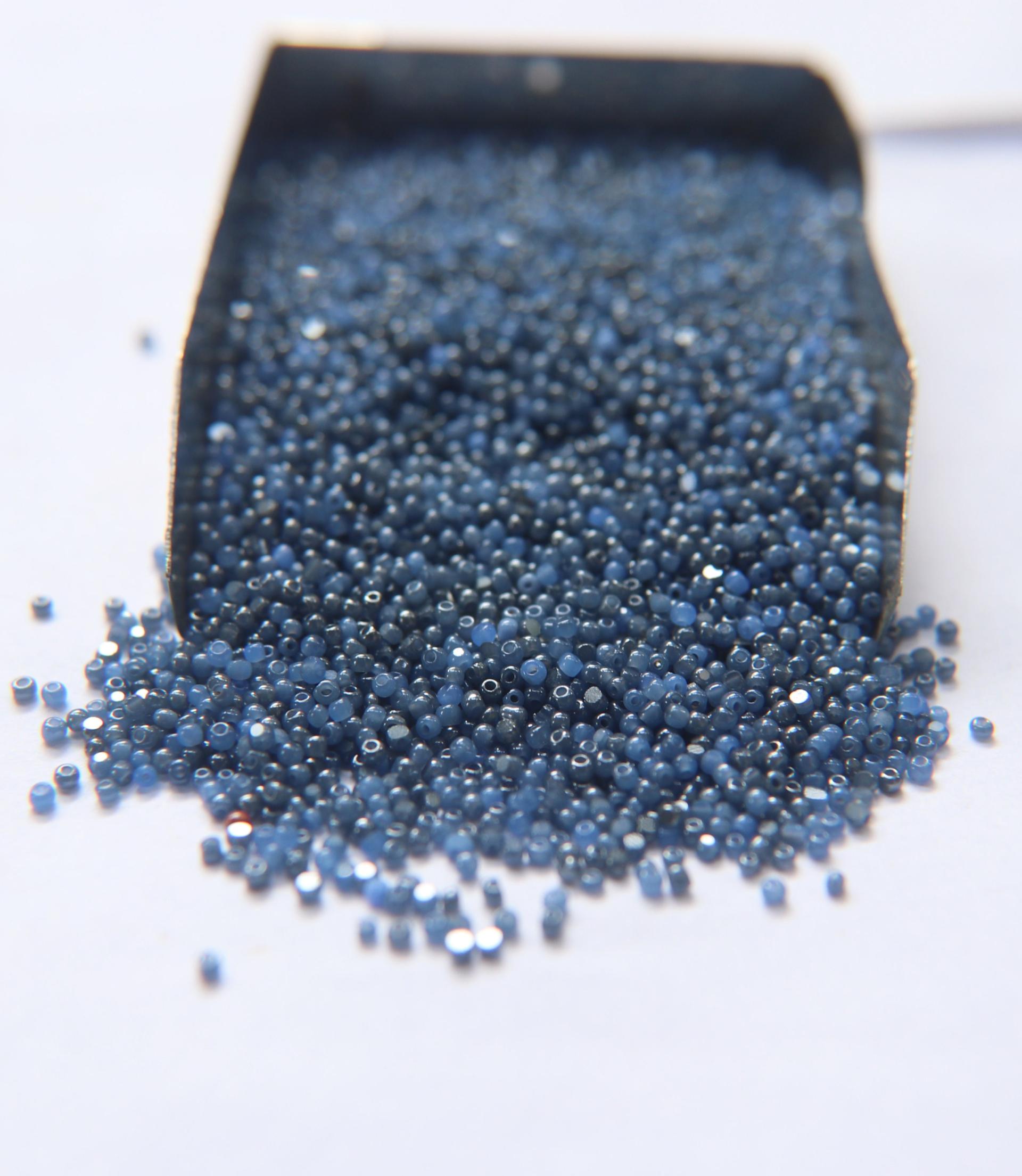 13/0 Patina Ionized Premium Medium Sapphire Opal Charlotte true Cut Beads 10/20/50/250/500 Grams PREMIUM SEED BEADS, Rare Beads