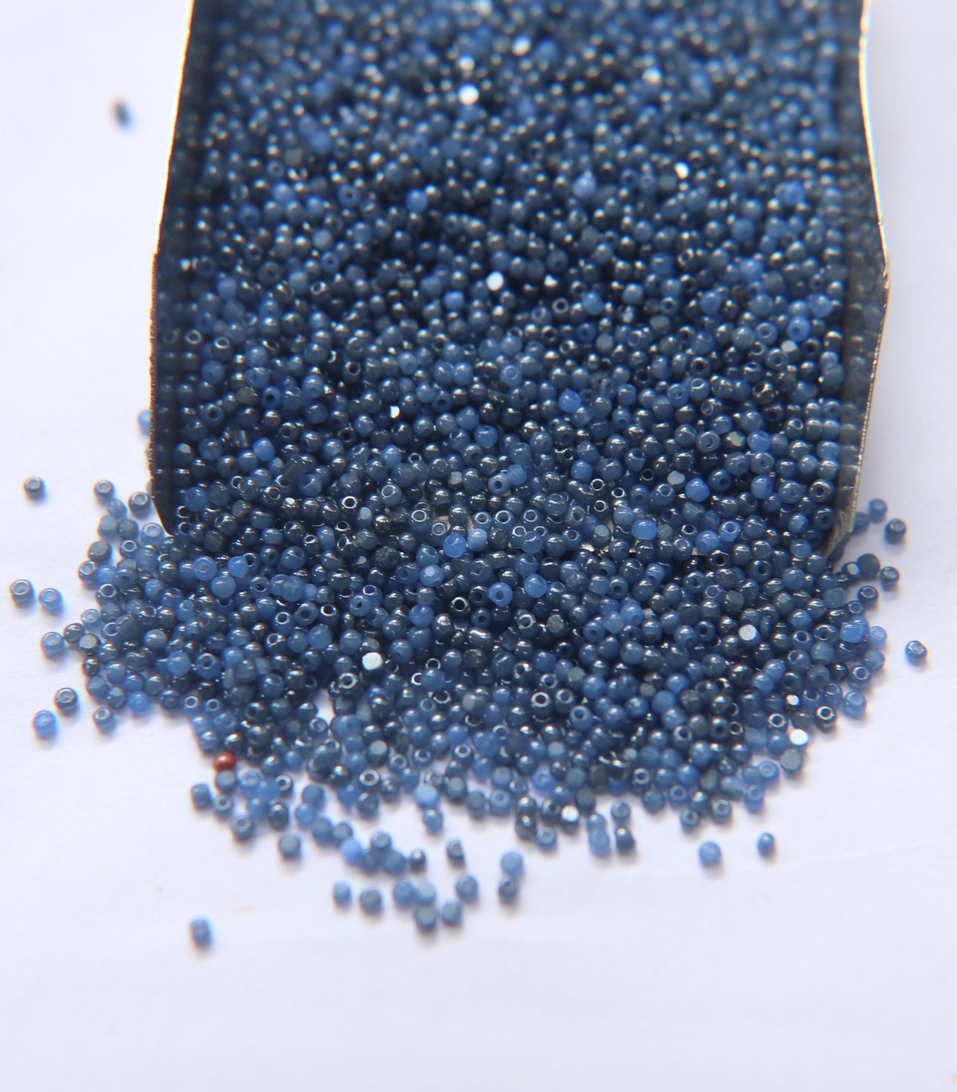 13/0 Patina Ionized Premium Medium Sapphire Opal Charlotte true Cut Beads 10/20/50/250/500 Grams PREMIUM SEED BEADS, Rare Beads