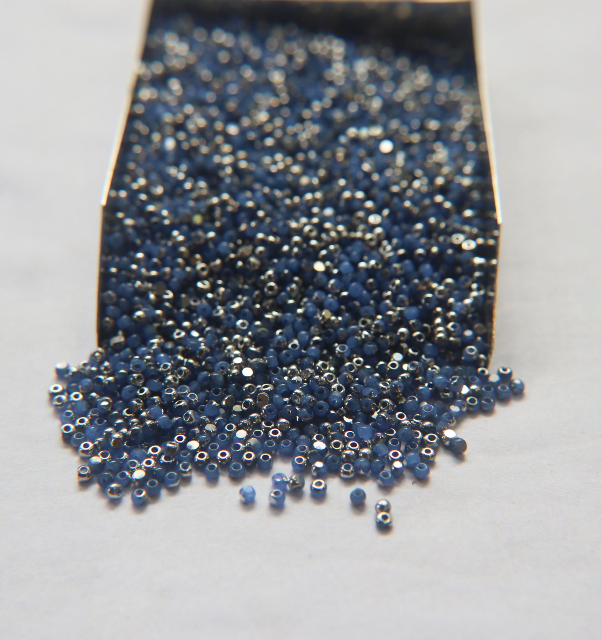 11/0 Charlotte True Cut Beads Patina Premium Medium Sapphire Opal Silver 10/20/50/250/500 Grams PREMIUM SEED Beads