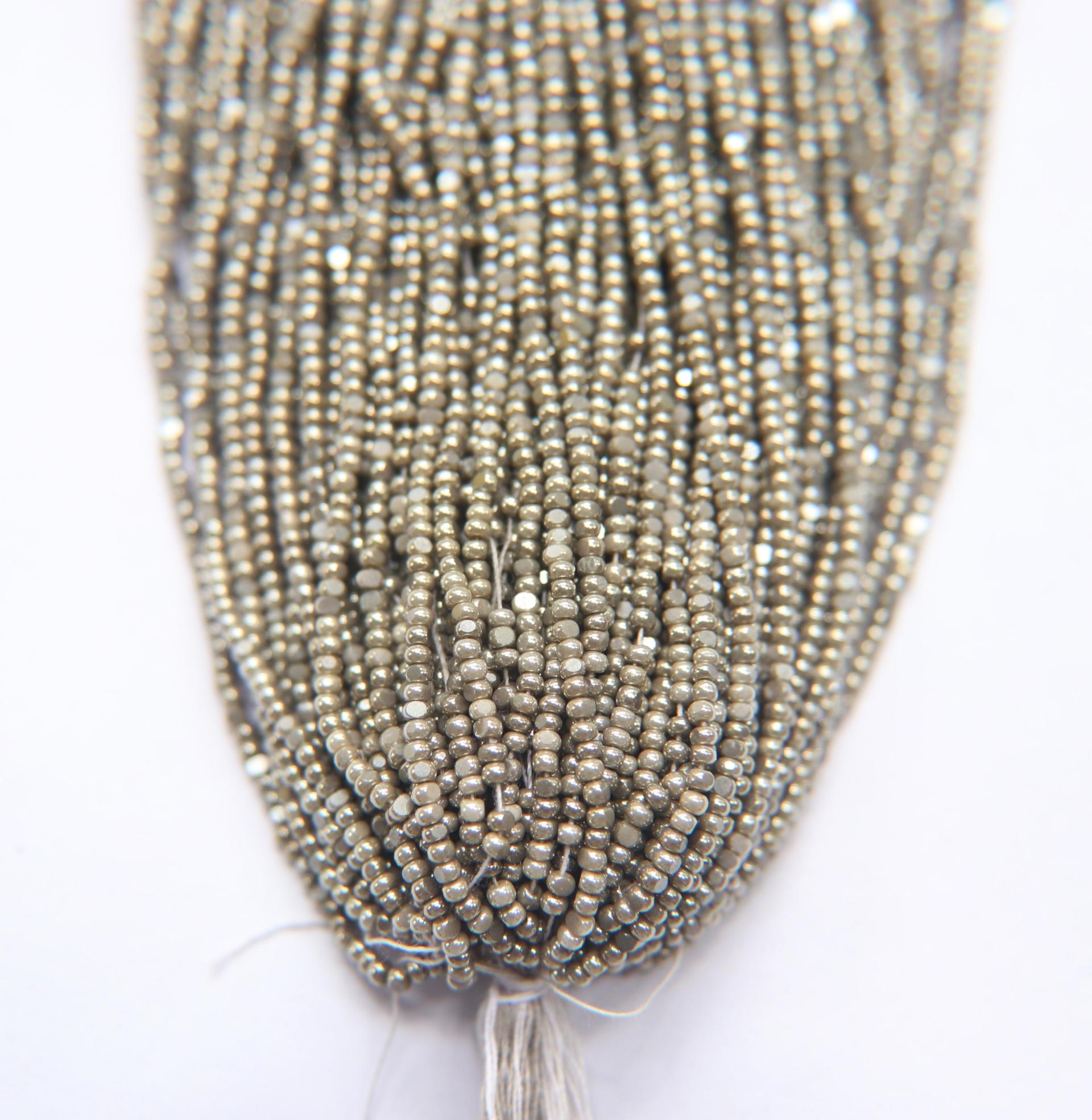 11/0 Hanks Charlotte Cut Beads Patina Opaque Ionized Pearl 1/5/25/50/100 Hanks PREMIUM SEED BEADS, Native Supplies