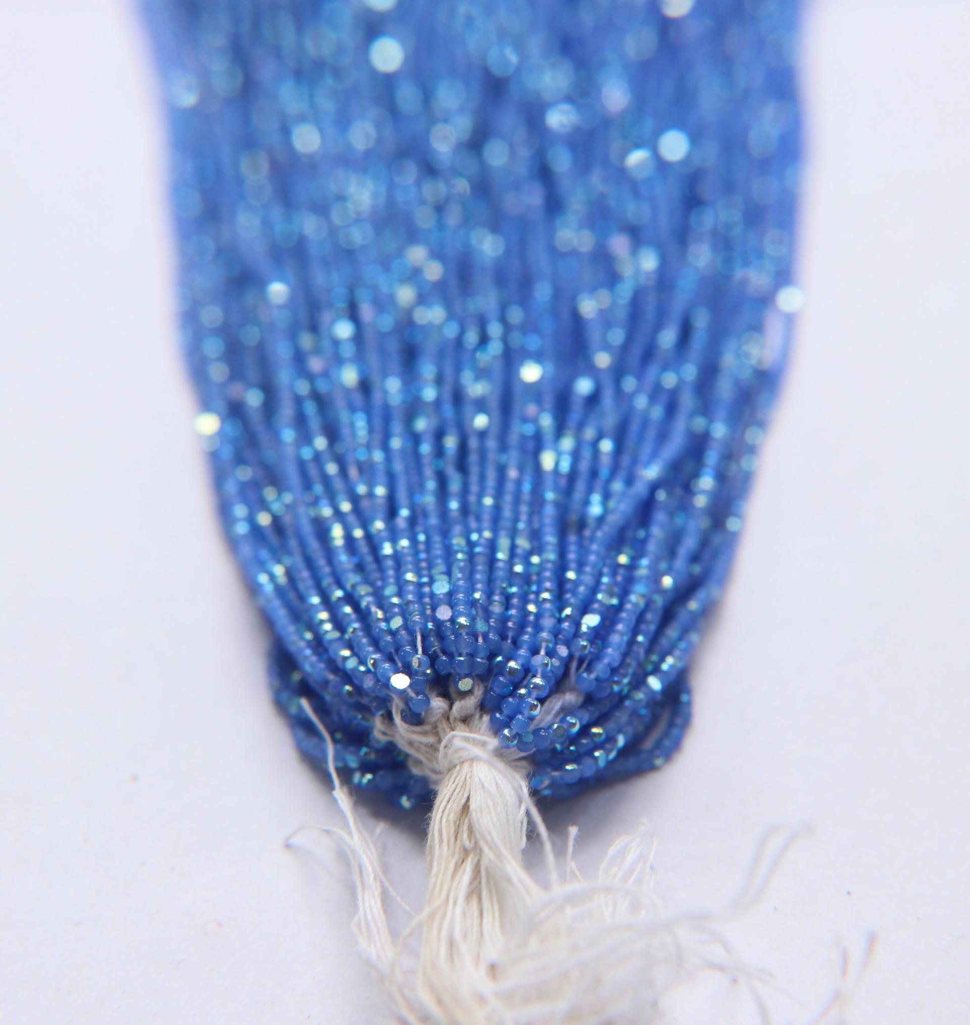 13/0 Hanks Charlotte Cut Beads Patina Premium Medium Sapphire Opal Aurore Boreale 1/5/25/50/100 Hanks 1.6mm glass beads, native supplies