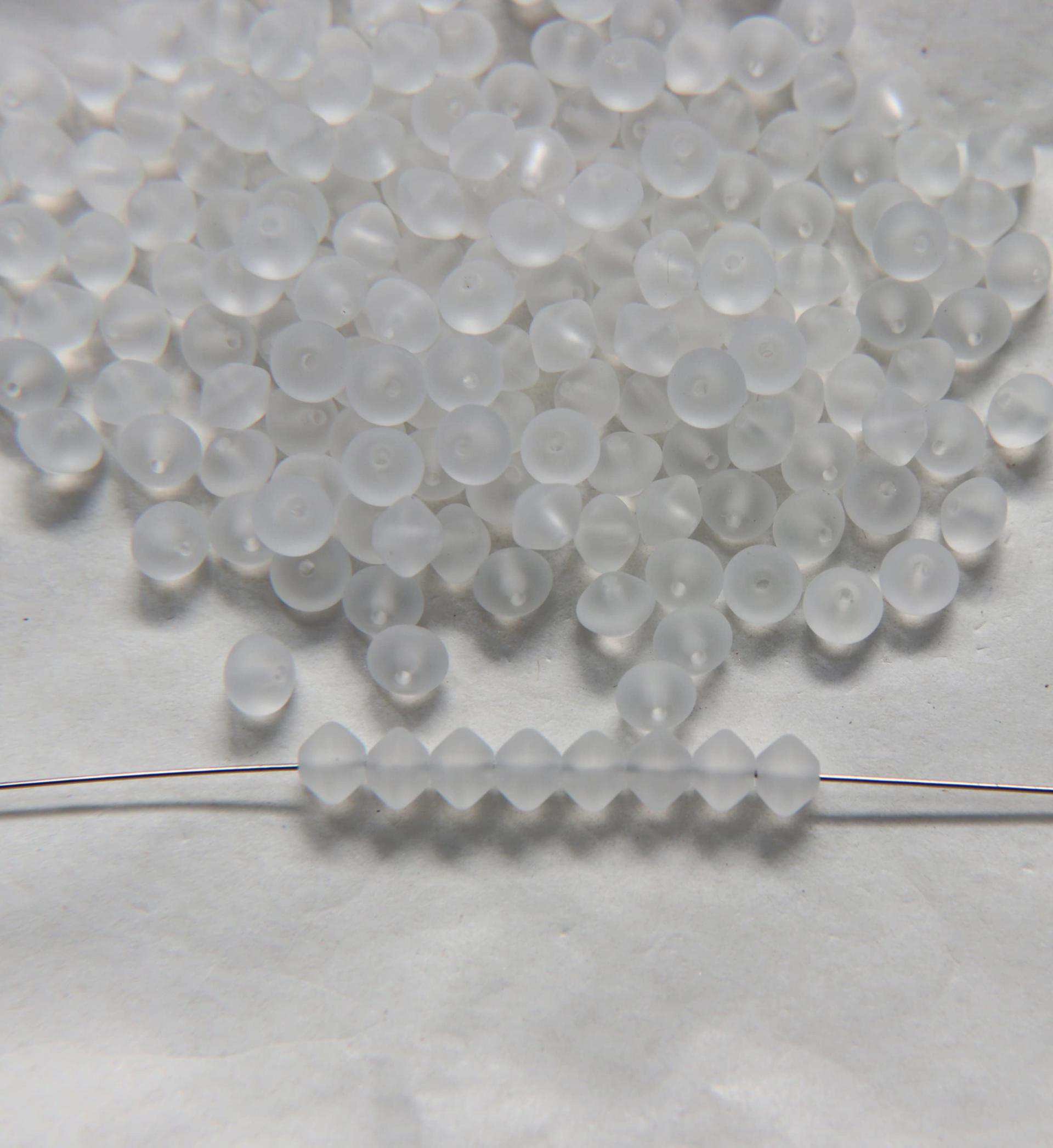 5mm Vintage Swarovski Beads in Matt Crystal / Matt Green / Matt Garnet 24/72/144/432/720 Pieces jewelry making beads, rare vintage findings