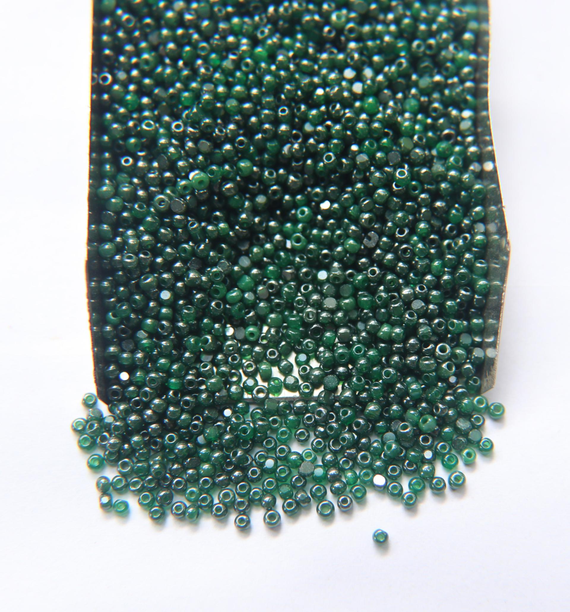 11/0 Charlotte true Cut Beads Ionized Opal Green 10/20/50/250/500 Grams native beads supply, embroidery