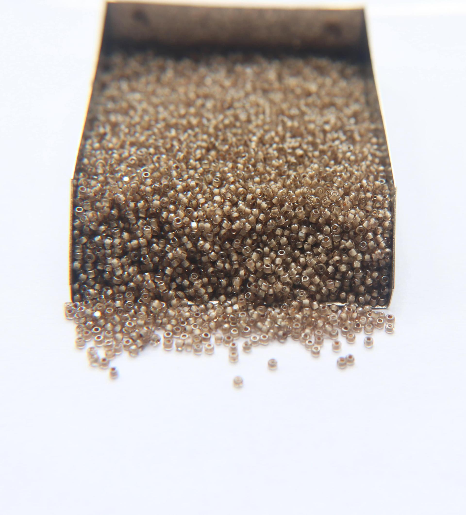 13/0 Patina Cream Lined Golden Honey Charlotte true Cut Beads 10/20/50/250/500 Grams PREMIUM SEED BEADS, Rare Beads