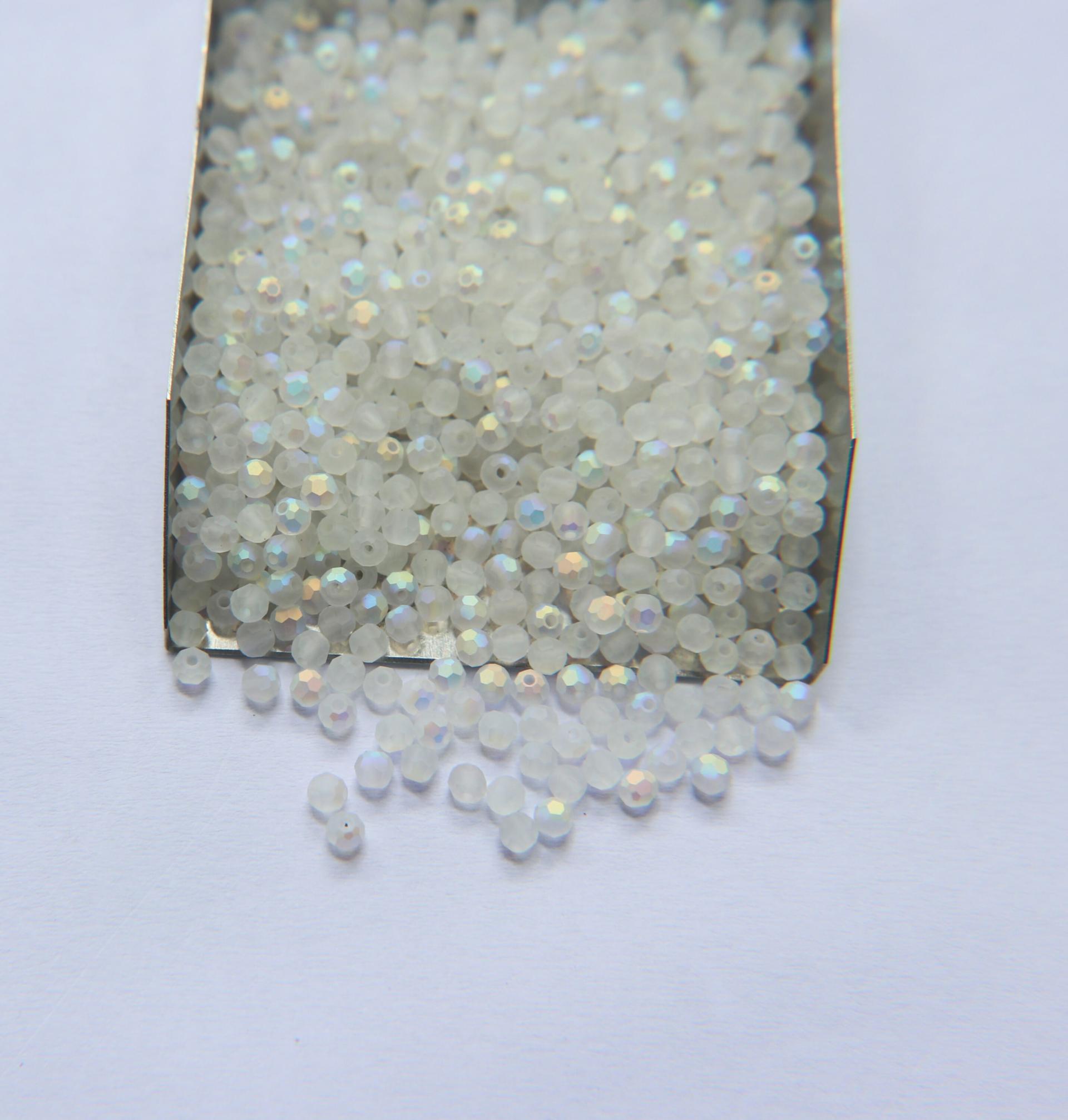3mm Swarovski 5000 MATT Crystal Aurore Boreale Faceted Round Beads 6/12/36/72/144/288/720/1440 Pieces Jewelry making beads
