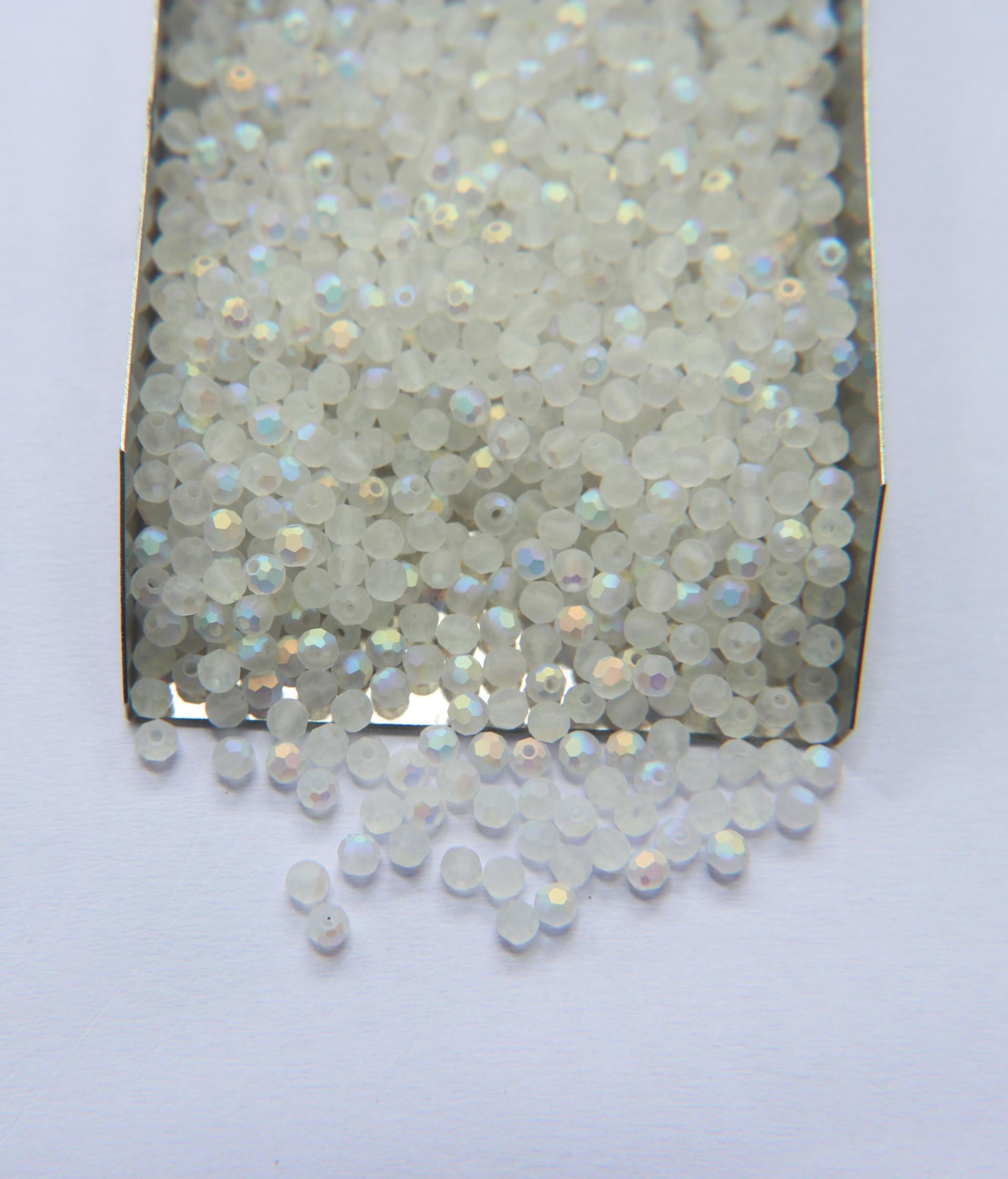 3mm Swarovski 5000 MATT Crystal Aurore Boreale Faceted Round Beads 6/12/36/72/144/288/720/1440 Pieces Jewelry making beads