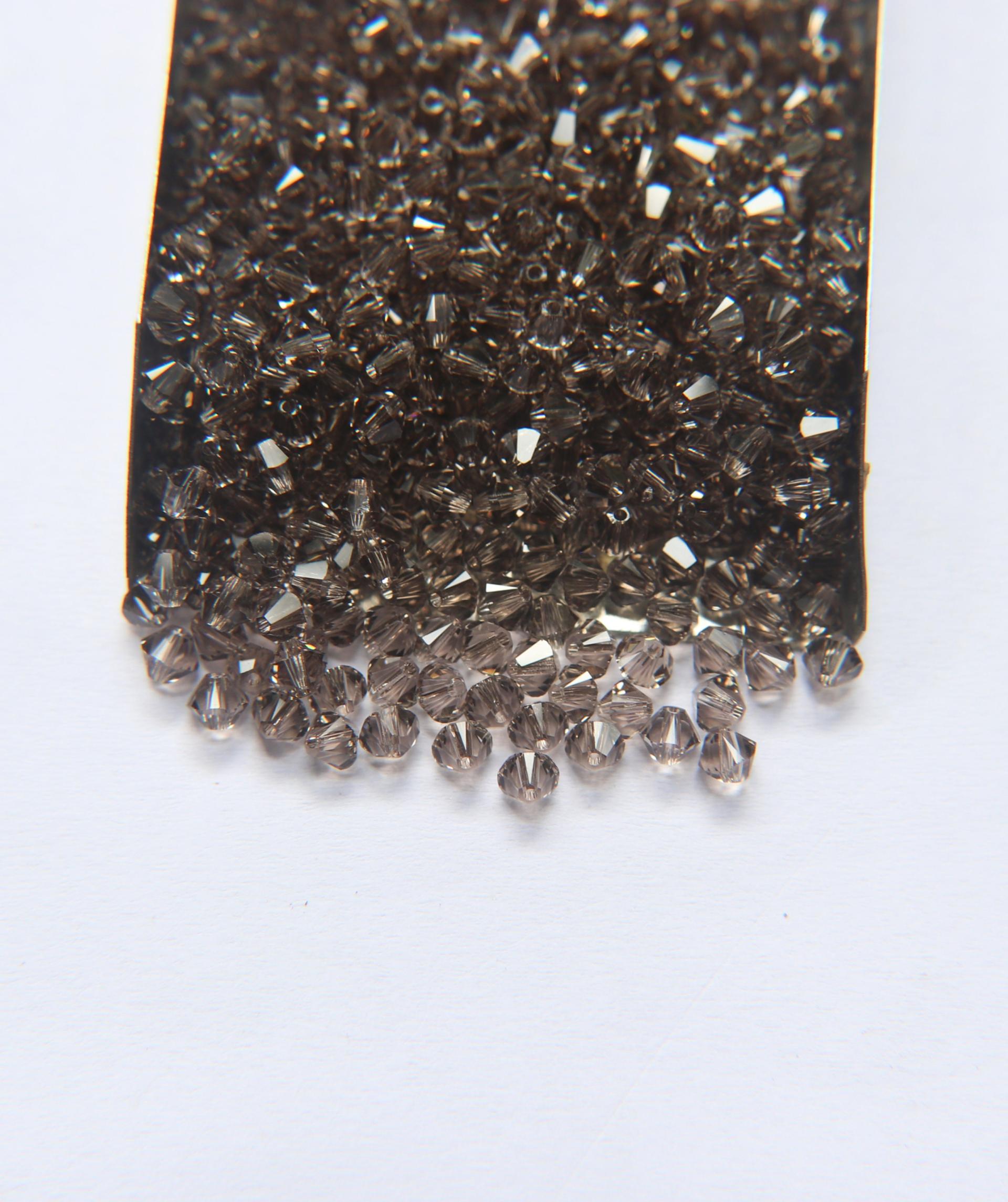 4mm Greige Swarovski Bicone loose beads 36/72/144/432/720 Pieces (284) jewelry making, embroidery materials