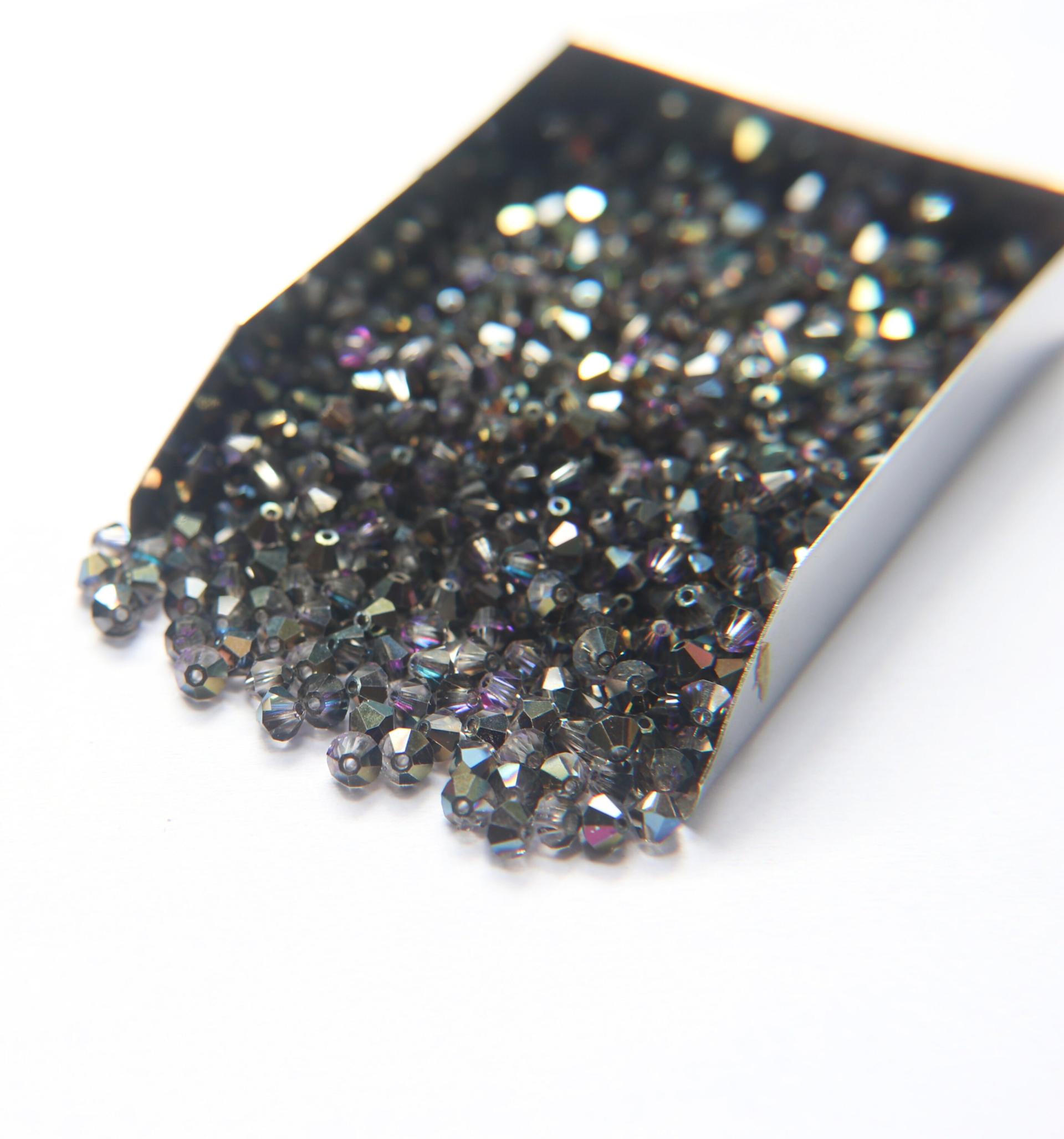 4mm Crystal Vitrail Medium Swarovski Bicone Cuts Beads 36/72/144/432/720 Pieces jewelry making, loose beads