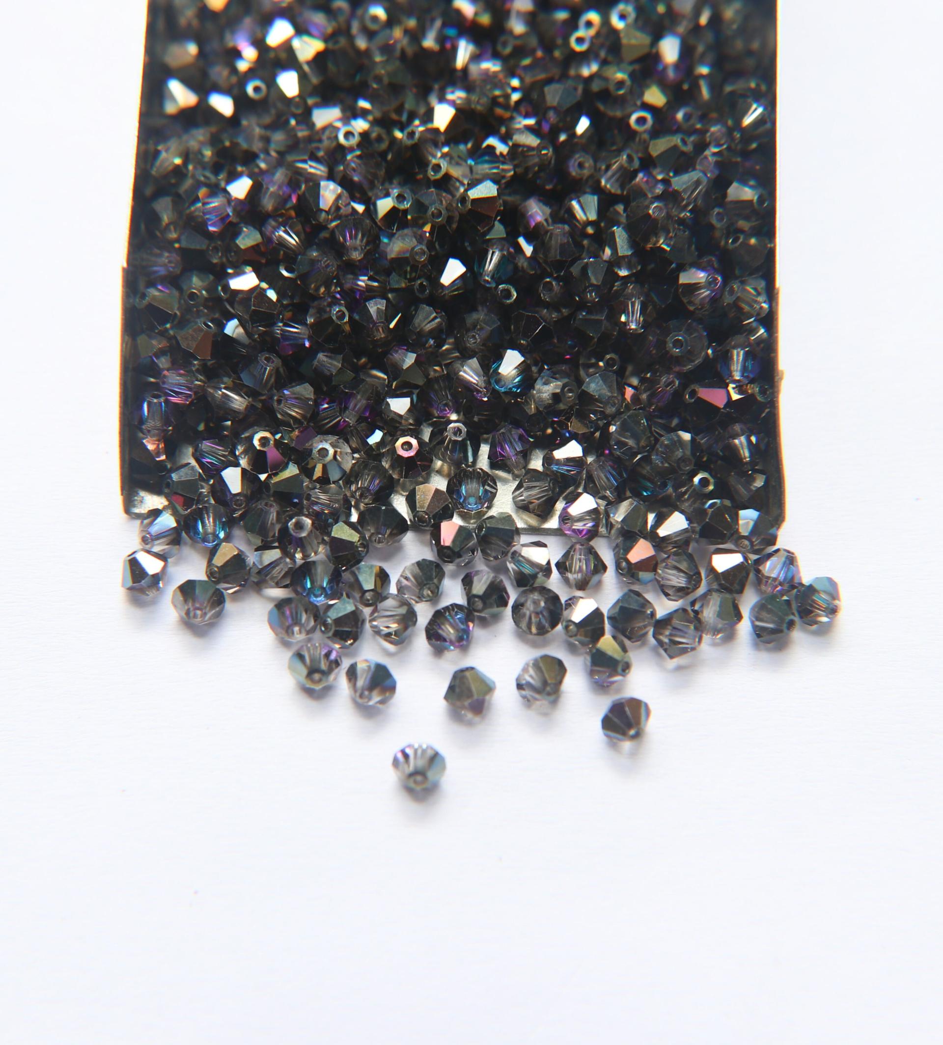 4mm Crystal Vitrail Medium Swarovski Bicone Cuts Beads 36/72/144/432/720 Pieces jewelry making, loose beads