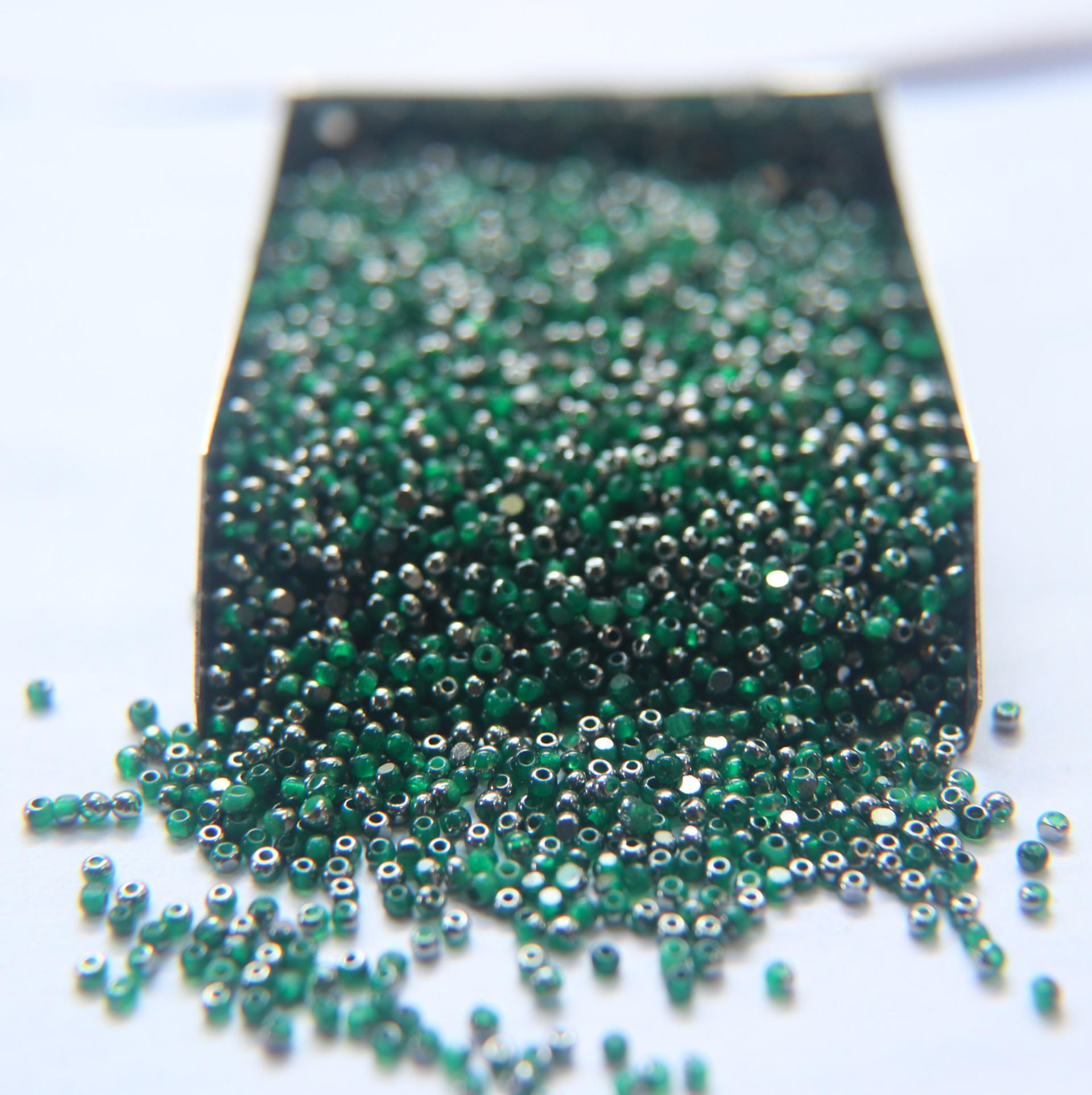11/0 Charlotte True Cut Beads Patina Opal Green Gunmetal 10/20/50/250/500 Grams PREMIUM SEED Beads