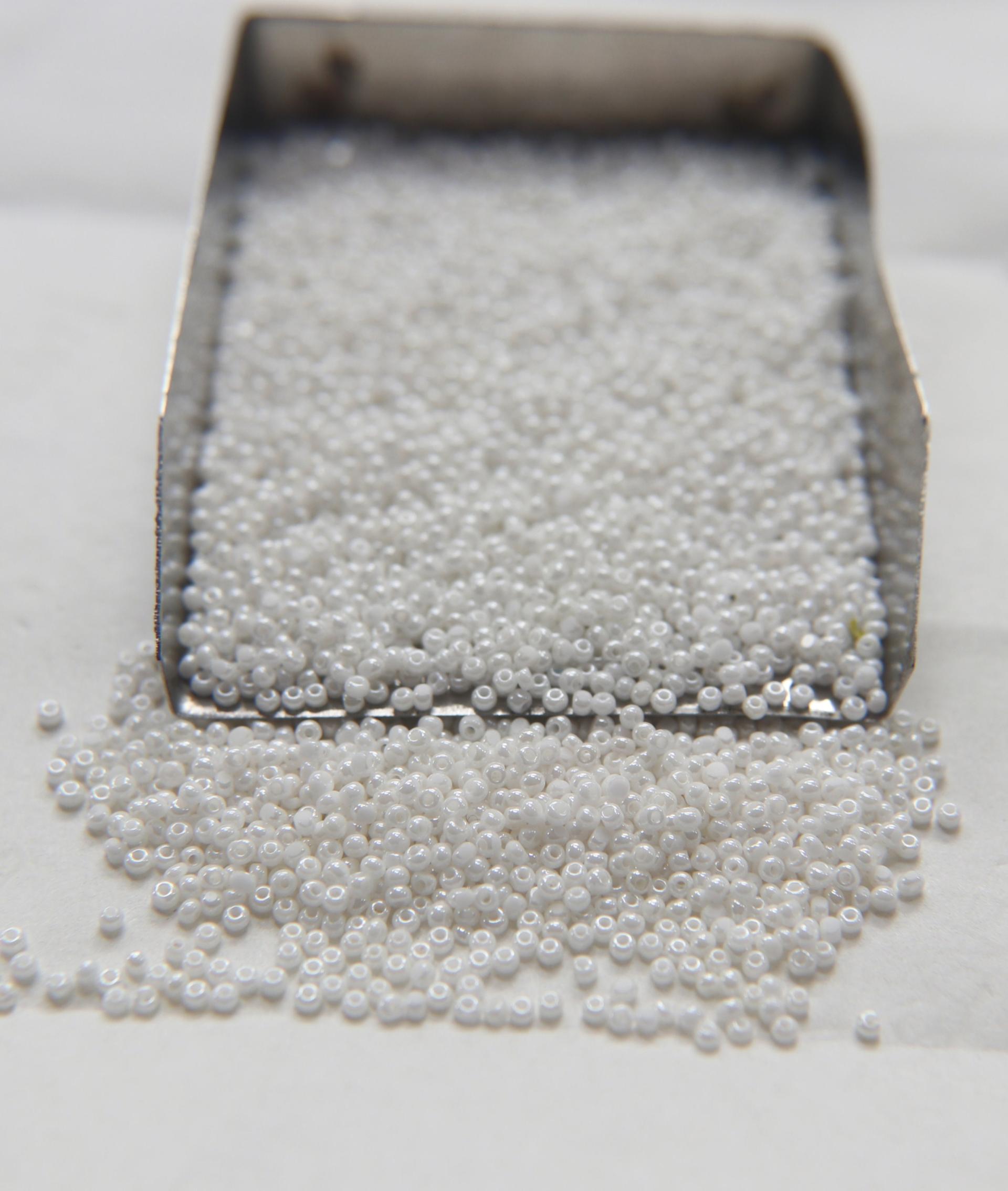 13/0 Charlotte true Cut Beads Pearl White 5/10/20/50/250/500 Grams Native Beads Supplies, embroidery materials, jewelry making, vintage