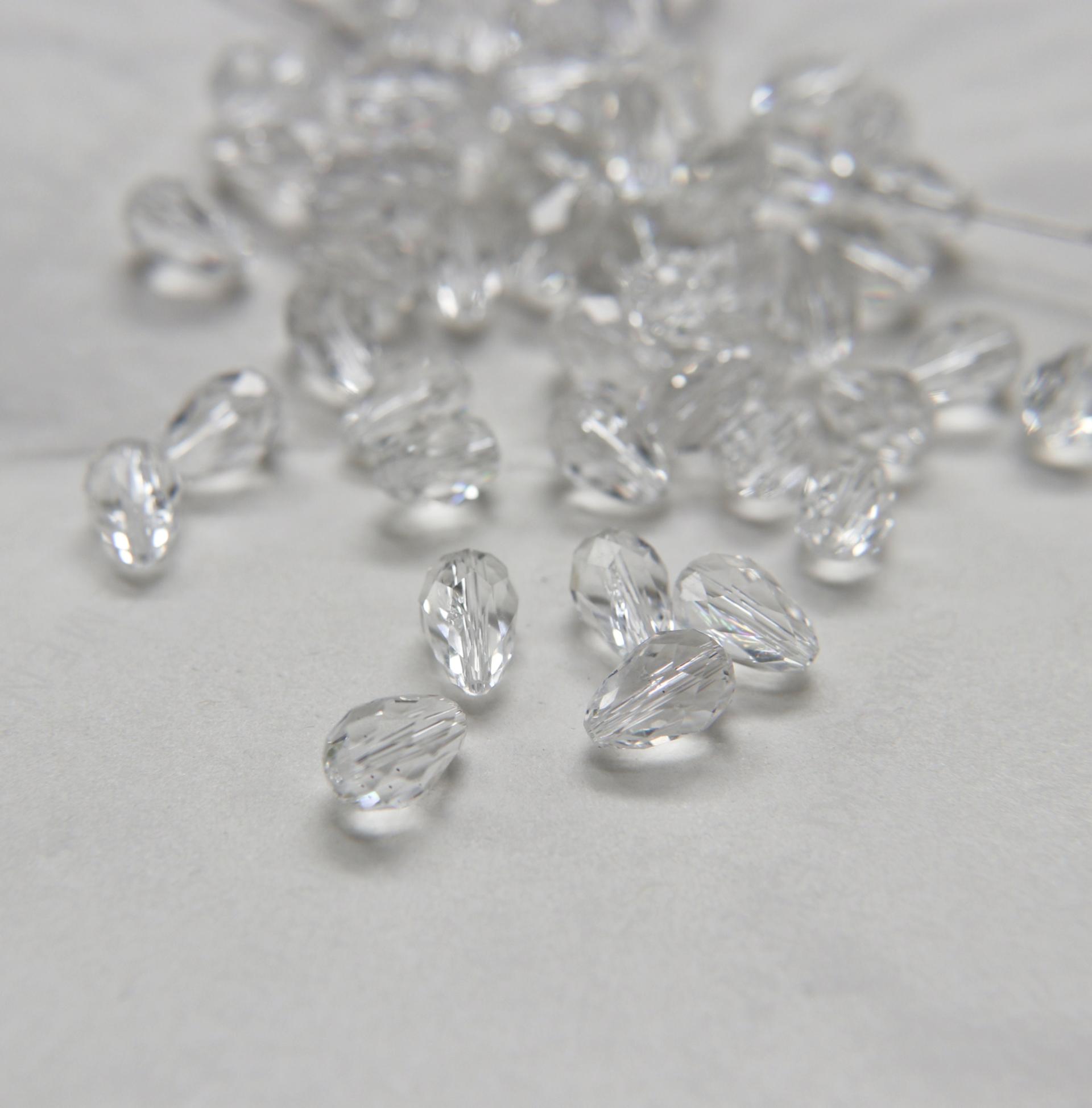Preciosa Pear Bead 6450 10.5x7mm Crystal 2/6/24/72 Pieces Article 451 56 301 fancy beads, jewelry making beads, crystal chandelier