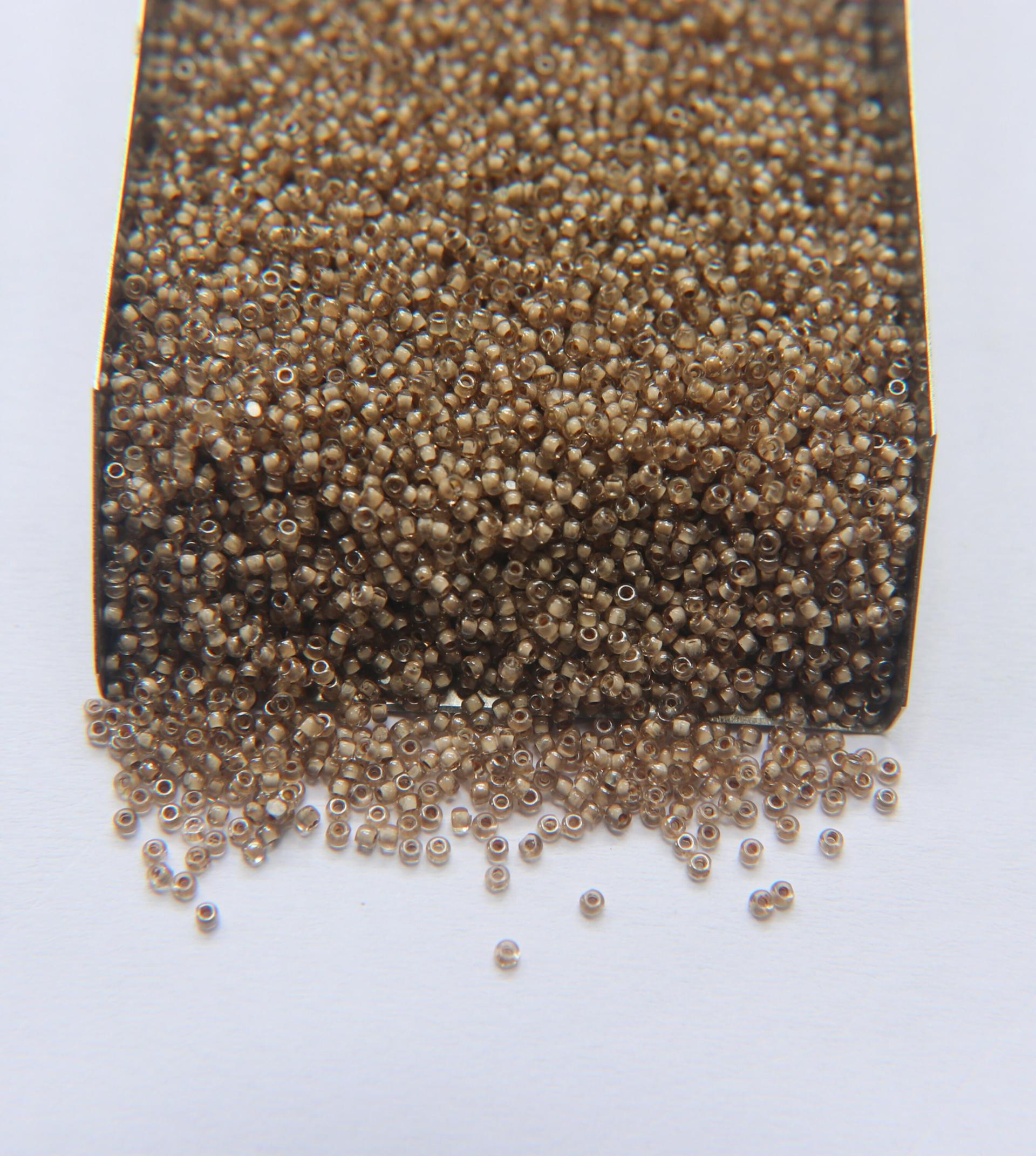13/0 Patina Cream Lined Golden Honey Charlotte true Cut Beads 10/20/50/250/500 Grams PREMIUM SEED BEADS, Rare Beads