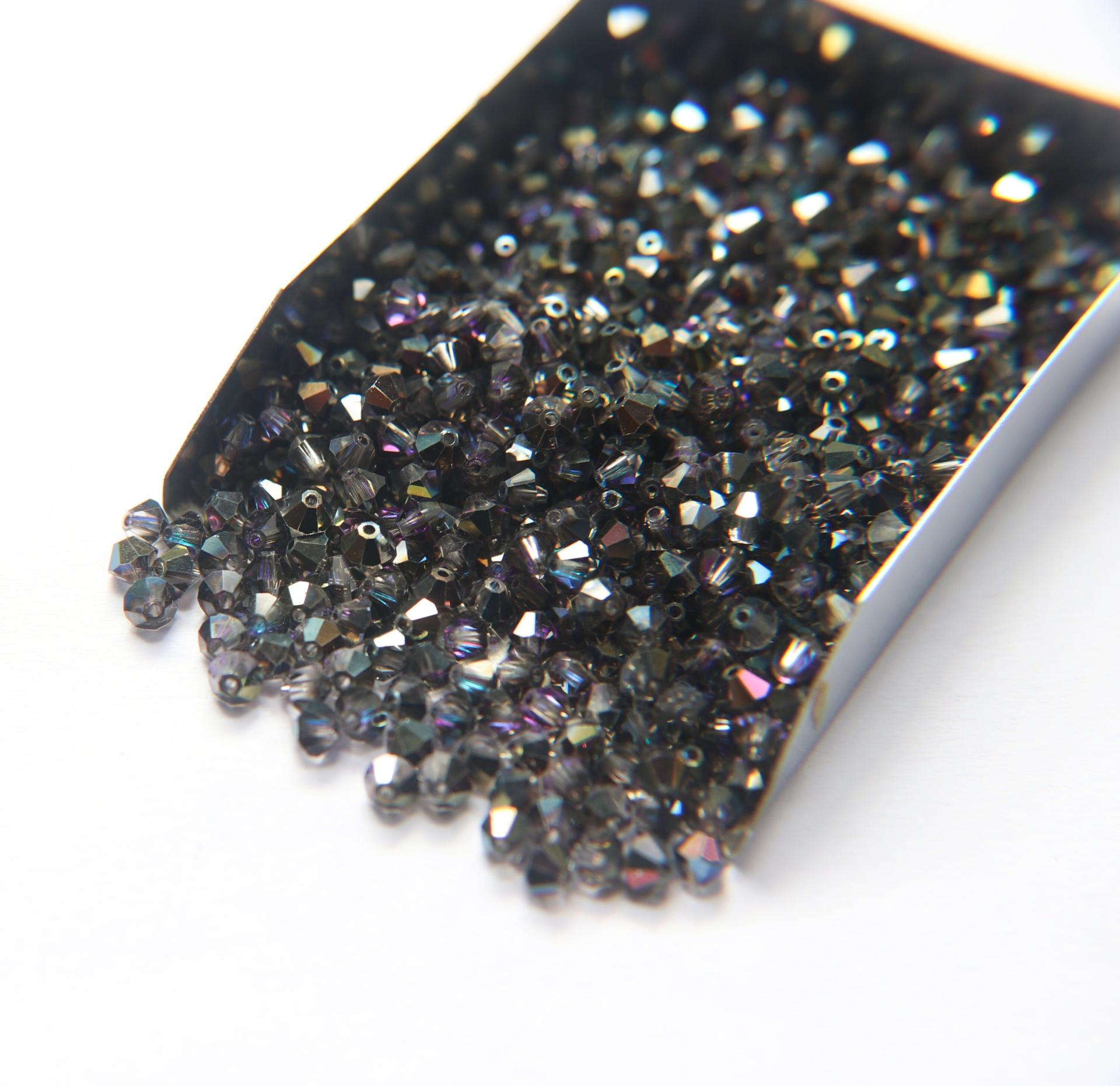 4mm Crystal Vitrail Medium Swarovski Bicone Cuts Beads 36/72/144/432/720 Pieces jewelry making, loose beads