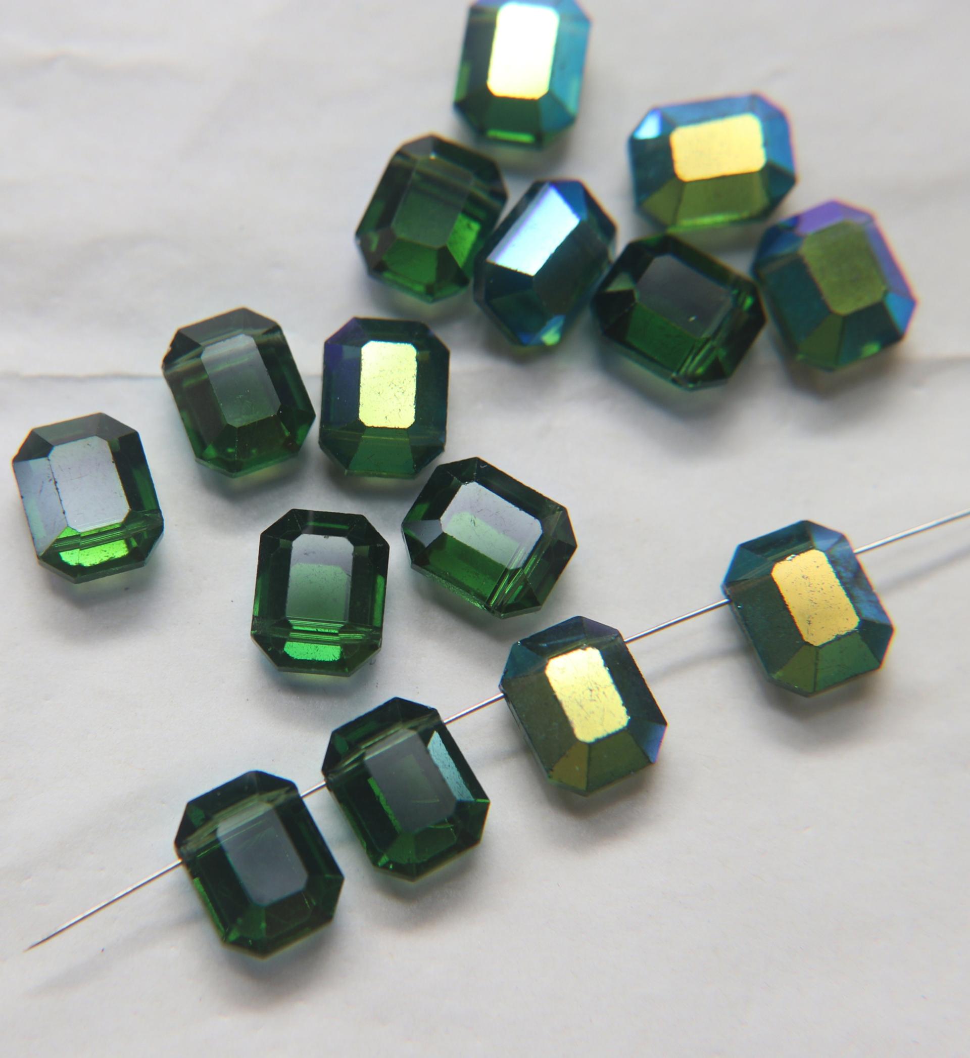 10x12mm 5105 - rare rectangular Swarovski crystal bead 2/6/12/36/72/144 Pieces, jewelry making, vintage findings, Premium Materials