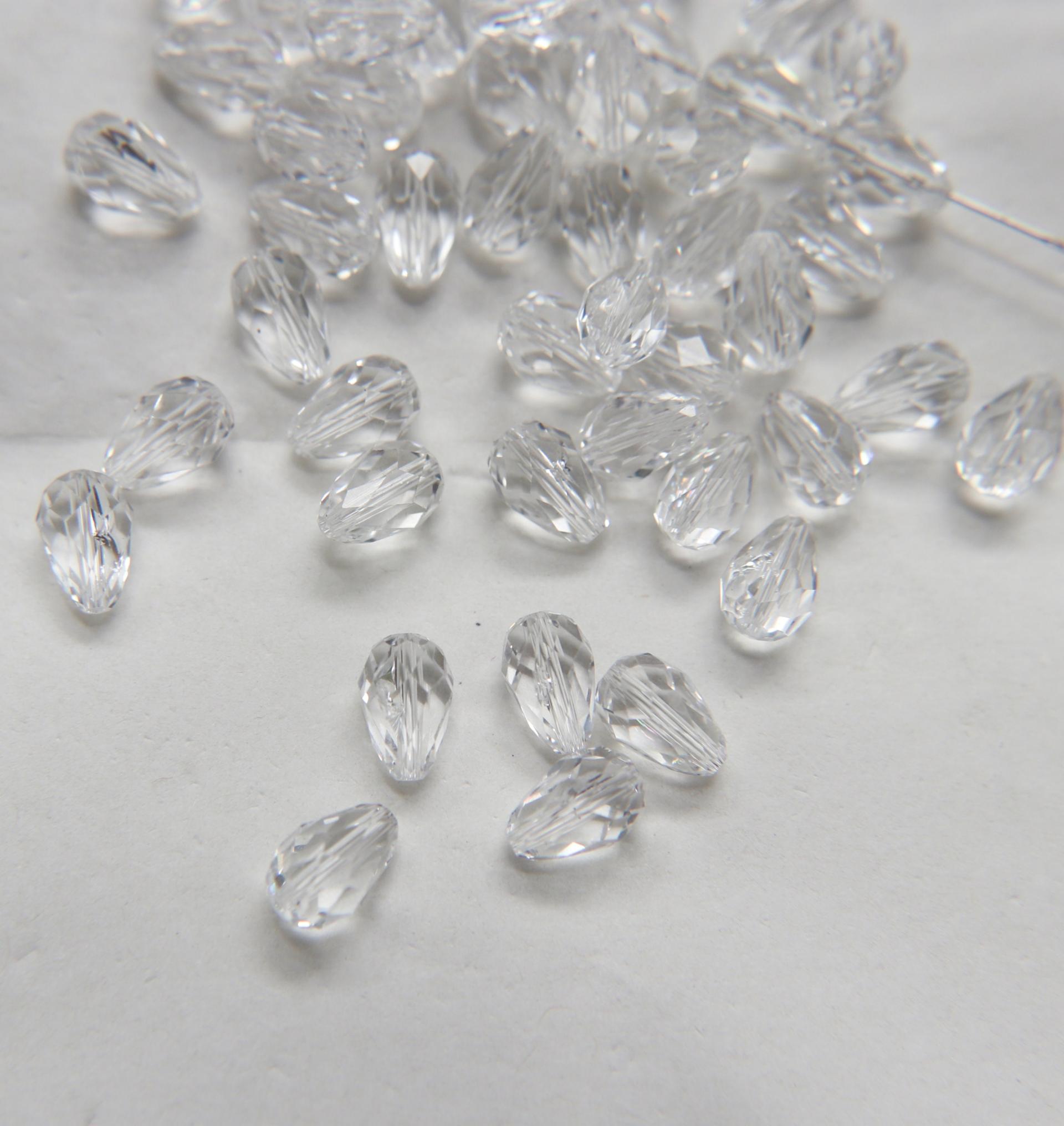Preciosa Pear Bead 6450 10.5x7mm Crystal 2/6/24/72 Pieces Article 451 56 301 fancy beads, jewelry making beads, crystal chandelier