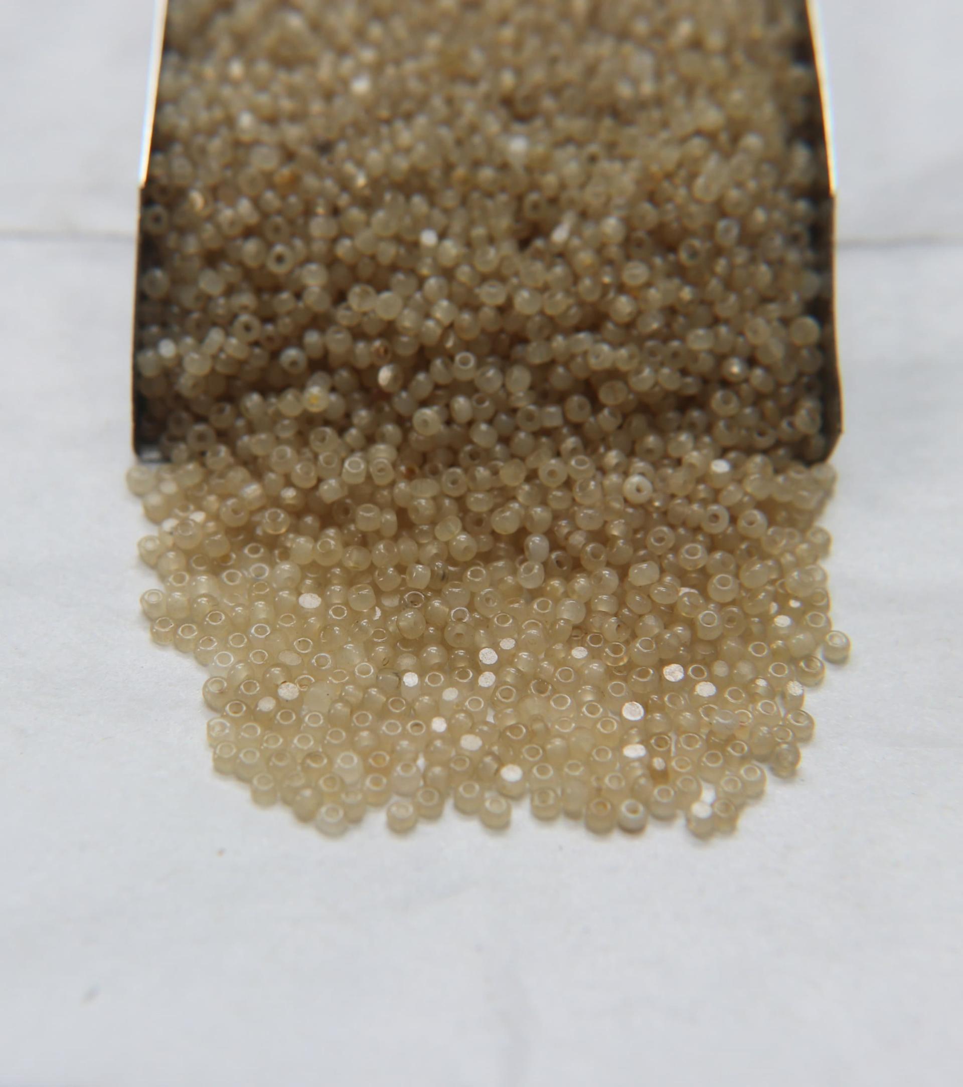 11/0 Charlotte Cut Beads Sand Opal 10/20/50/250/500 Grams PREMIUM SEED BEADS, Native Supply