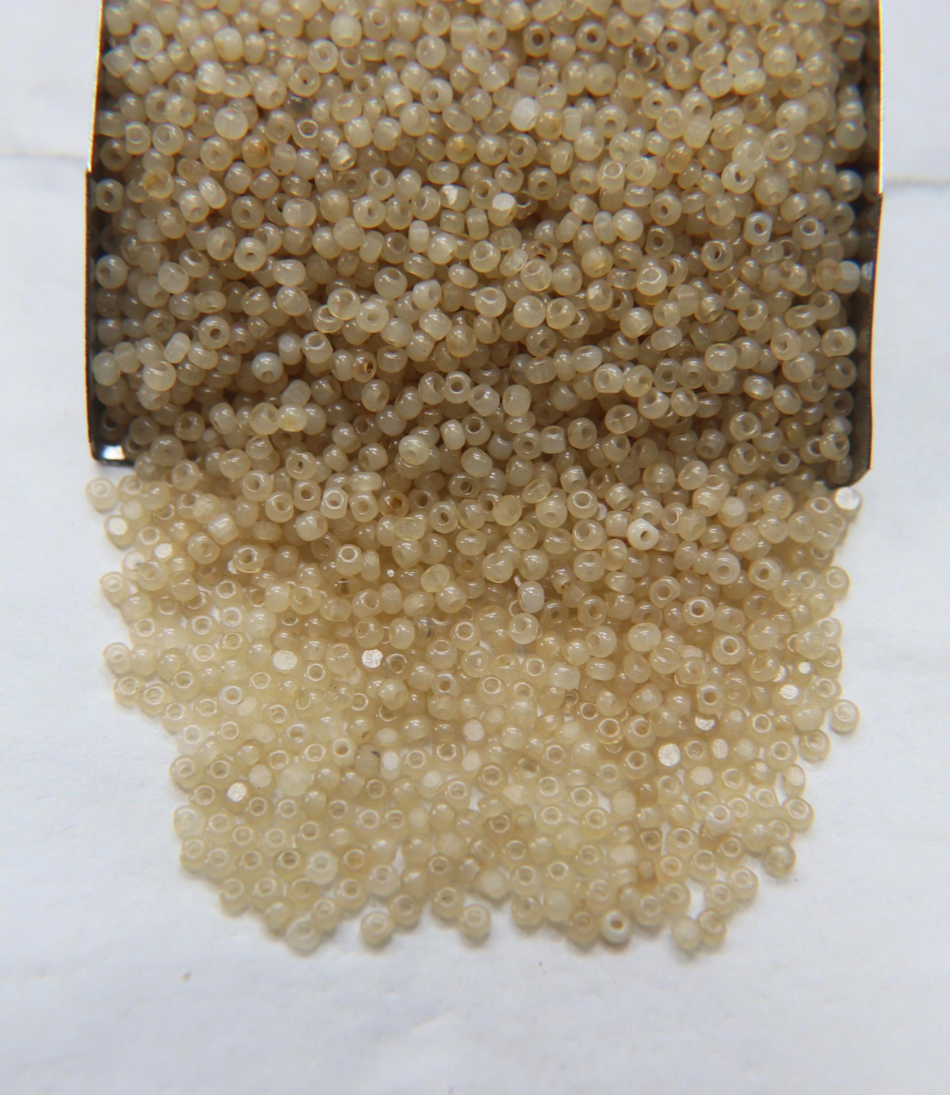 11/0 Charlotte Cut Beads Sand Opal 10/20/50/250/500 Grams PREMIUM SEED BEADS, Native Supply