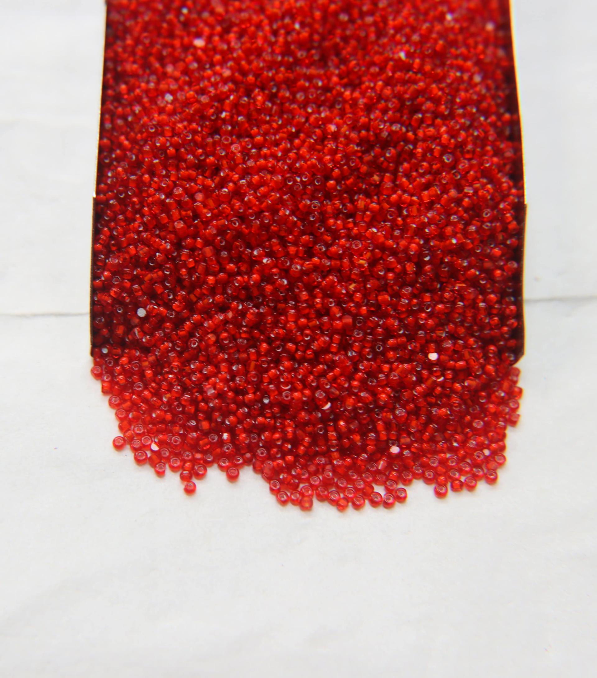 13/0 Charlotte Cut Beads in White Linings (17 Colors) 5/10/20/50/250/500 Grams PREMIUM SEED BEADS, native supplies, heart beads, love beads