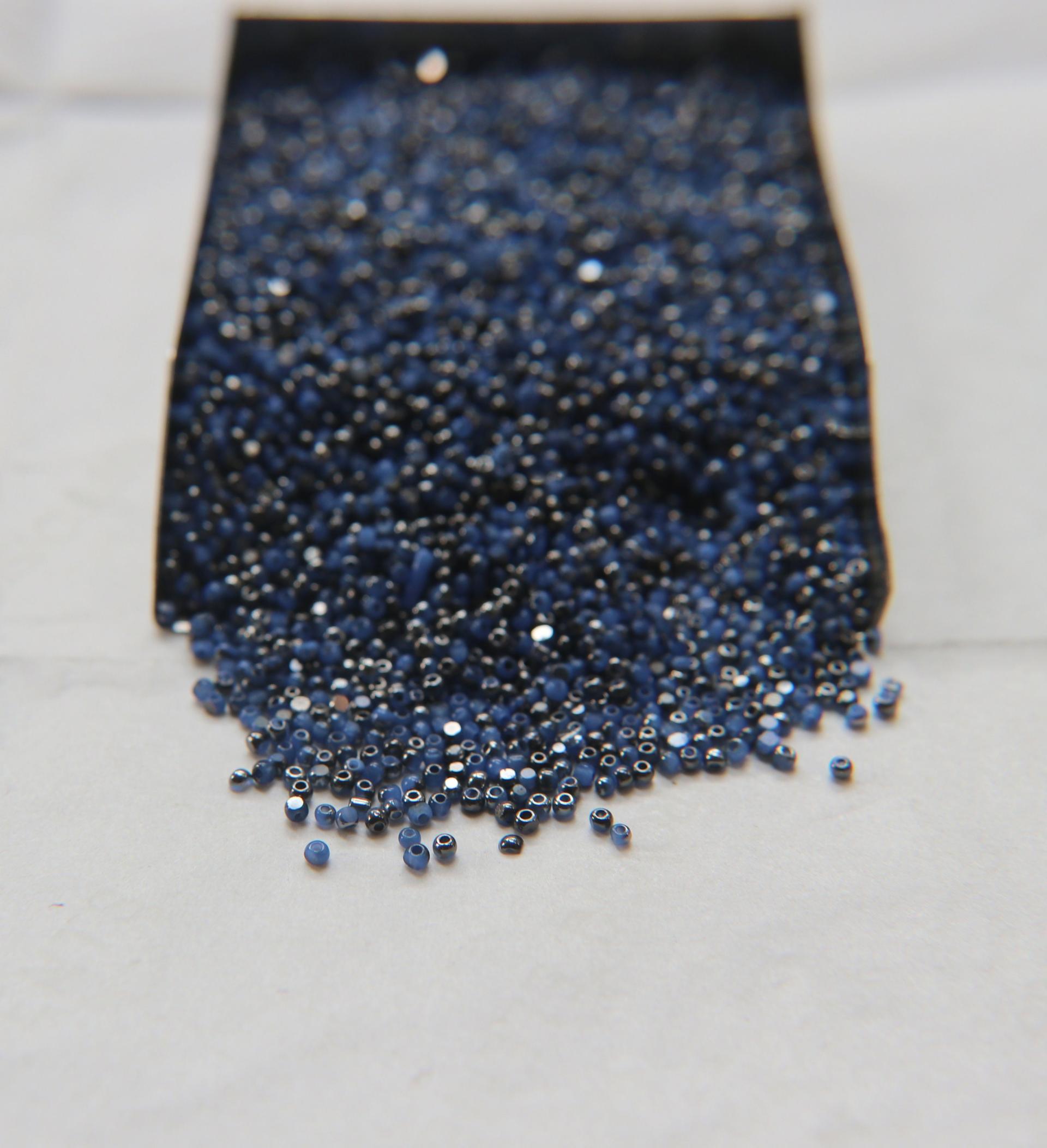 13/0 Charlotte true Cut Beads Patina Premium Medium Sapphire Opal Gunmetal 5/10/20/50/250/500 Grams PREMIUM SEED BEADS, Rare Beads