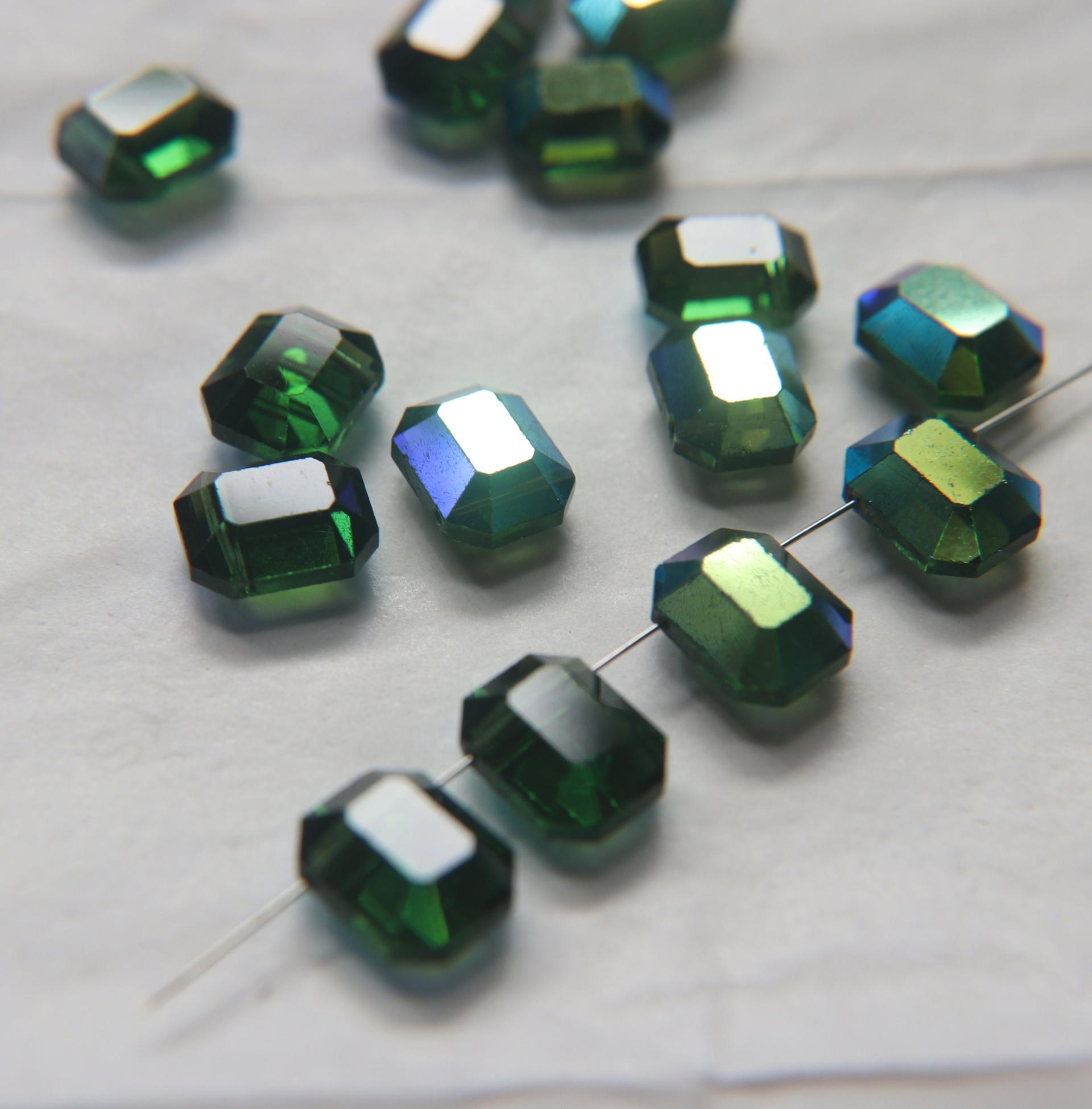 10x12mm 5105 - rare rectangular Swarovski crystal bead 2/6/12/36/72/144 Pieces, jewelry making, vintage findings, Premium Materials
