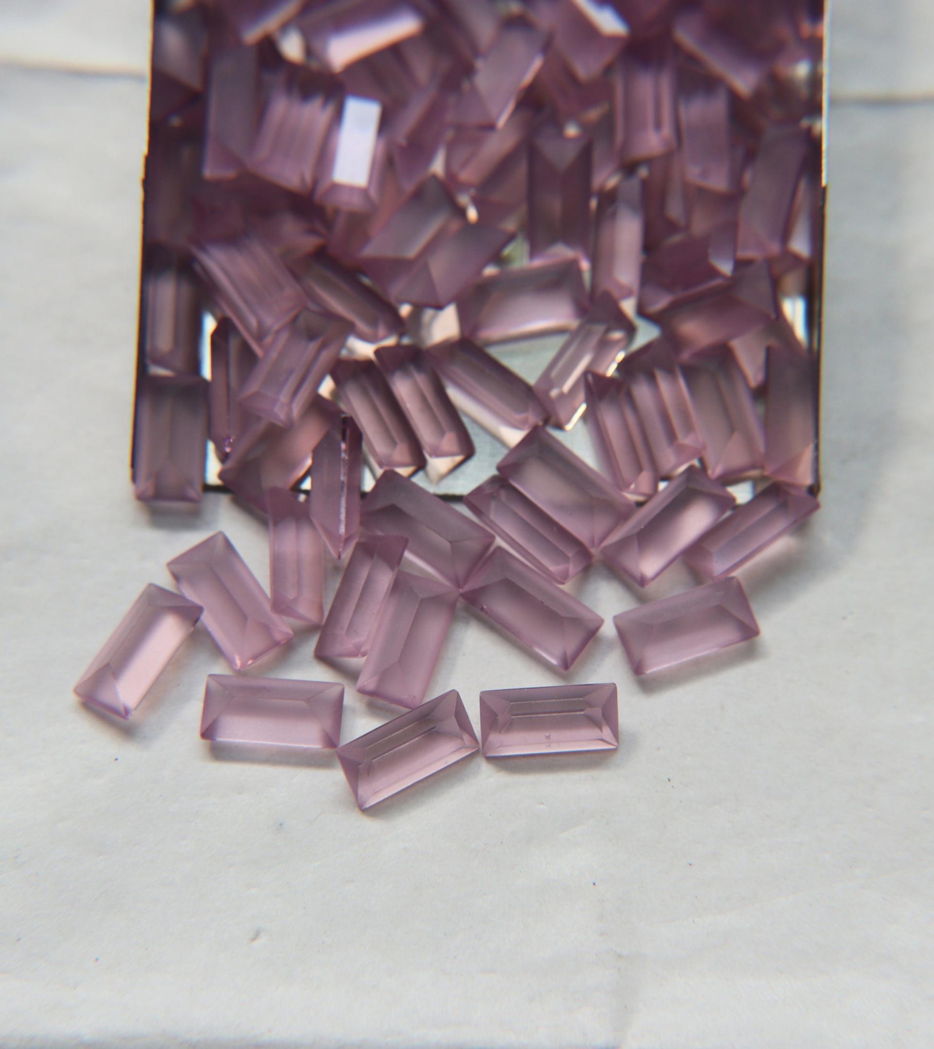 Vintage Swarovski 4501 Matt Light Amethyst Baguette Fancy Stone 10mm x 5mm 6/12/36/144 Pieces gemstones, jewlery making, color zirconium
