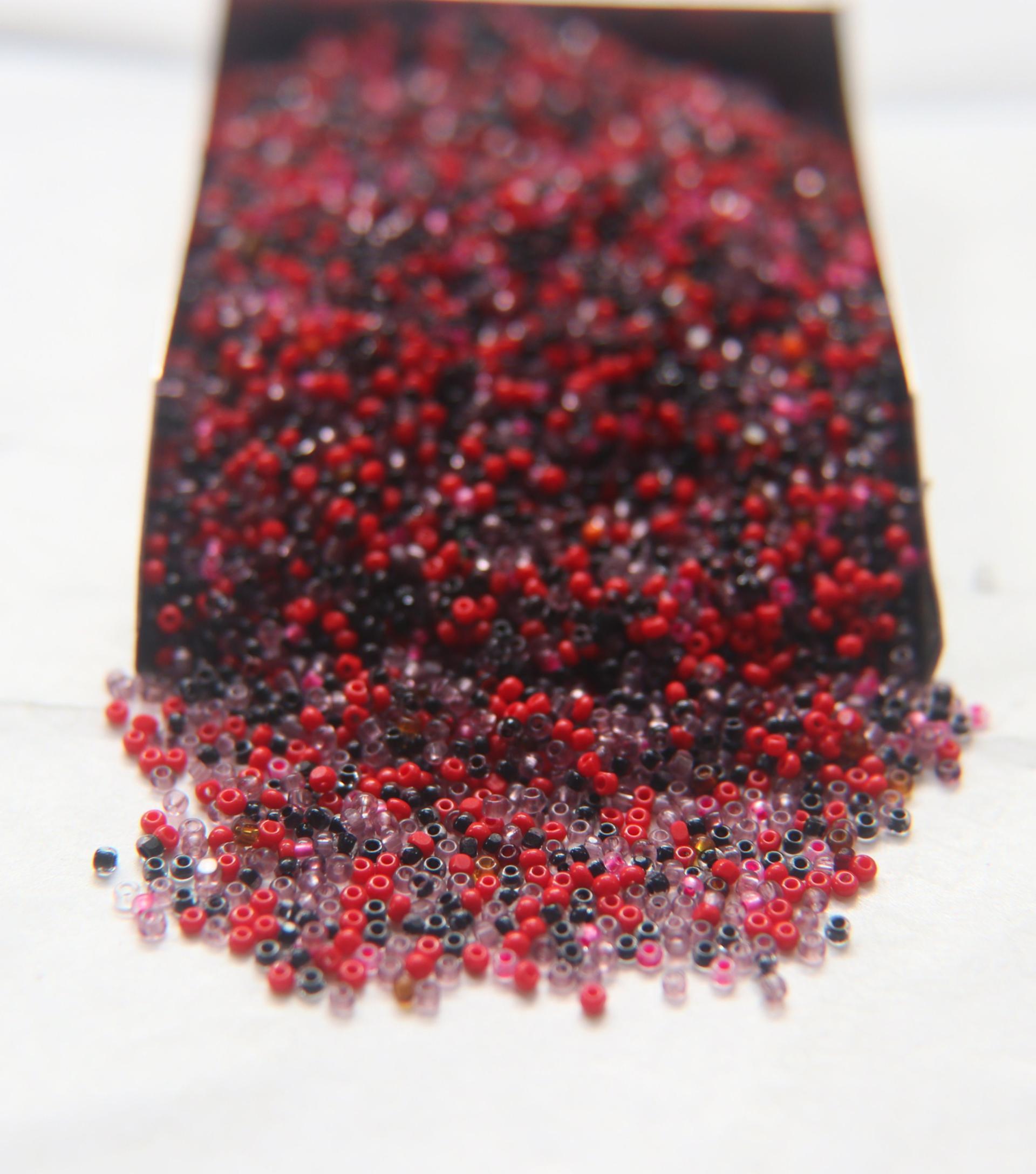 13/0 Charlotte Cut Beads Anemone Mixes 5/10/20/50/250/500 craft supplies, jewelry making, embroidery materials, vintage