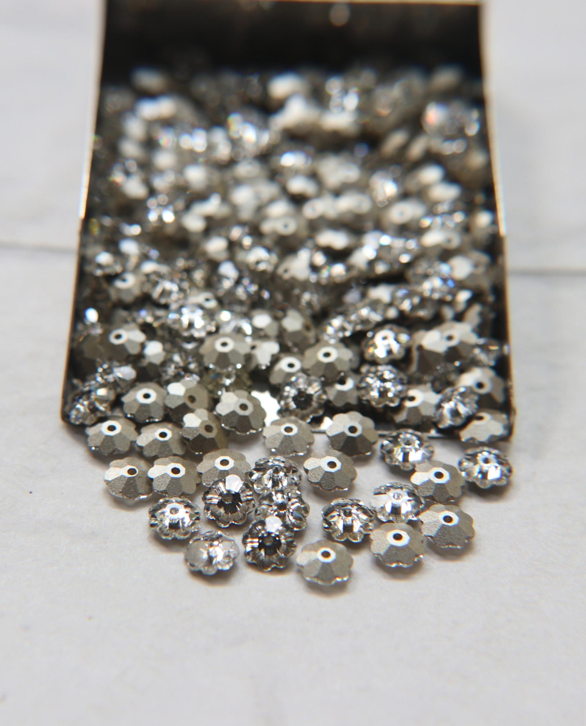 6mm Swarovski Margarita Sew-on Stone (3700) Crystal Foiled 12/24/72/144 Pieces PREMIUM Materials