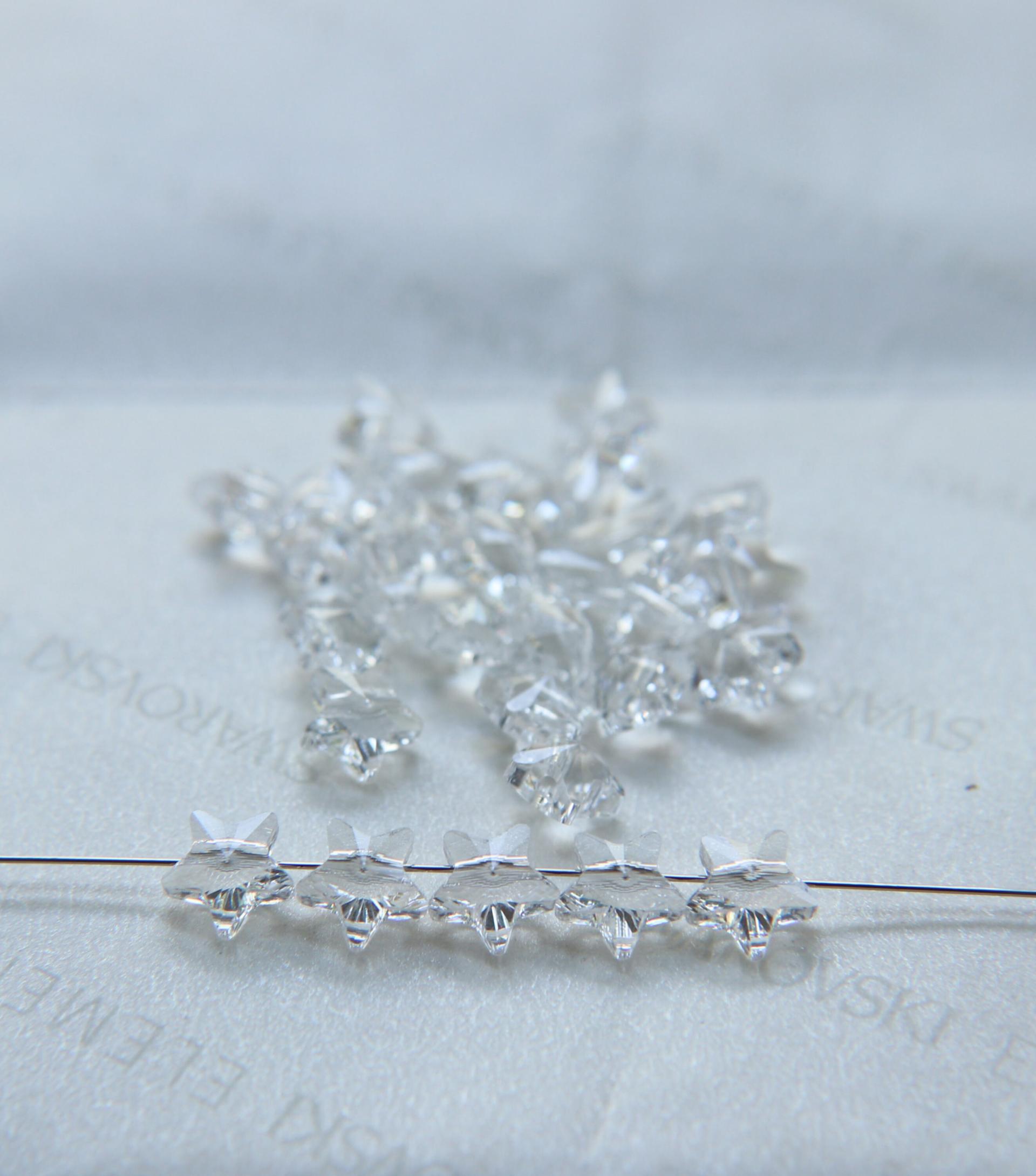 Swarovski Elements 8MM #5714 Star Beads in Crystal Golden Shadow 12/24/72/144 pieces wedding decorations, jewelry supplies, craft supply