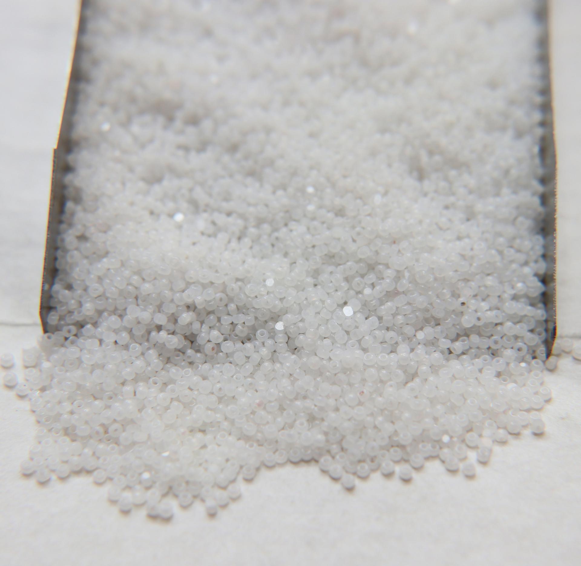 15/0 Charlotte Cut Beads White Opal 5/10/20/50/250/500 Grams craft supplies, jewelry making, opal seed beads, vintage findings