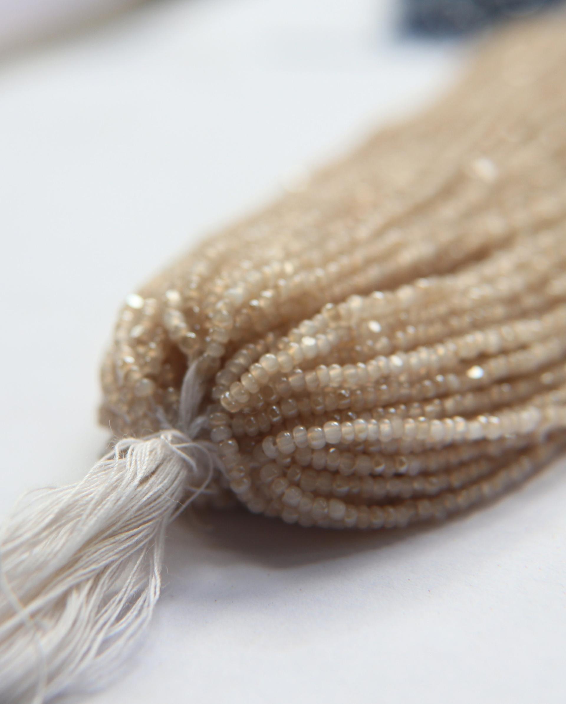 11/0 Hanks Charlotte Cut Beads Honey Opal 1/5/25/50/100 Hanks PREMIUM SEED BEADS, Native Supplies