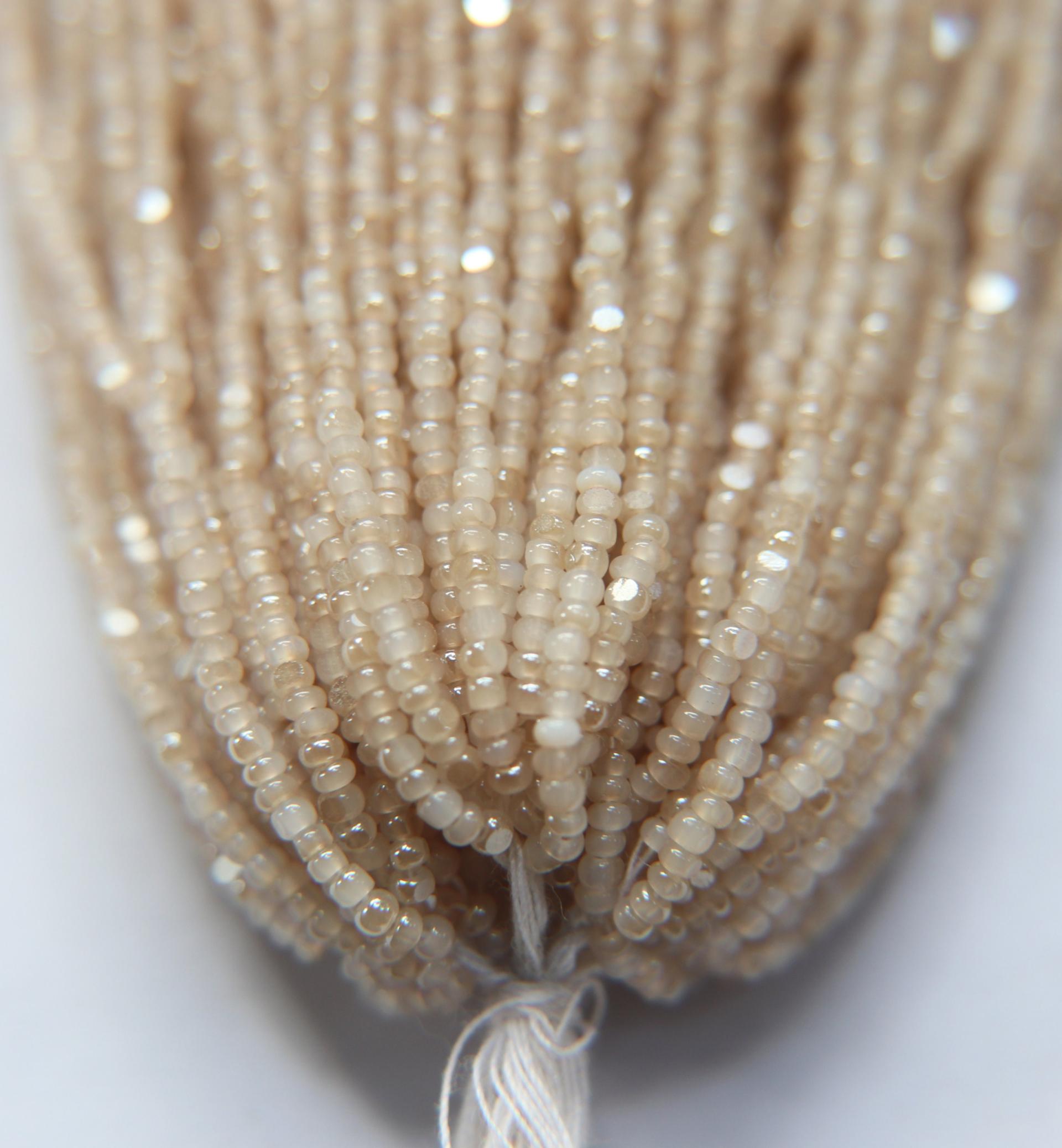 11/0 Hanks Charlotte Cut Beads Honey Opal 1/5/25/50/100 Hanks PREMIUM SEED BEADS, Native Supplies