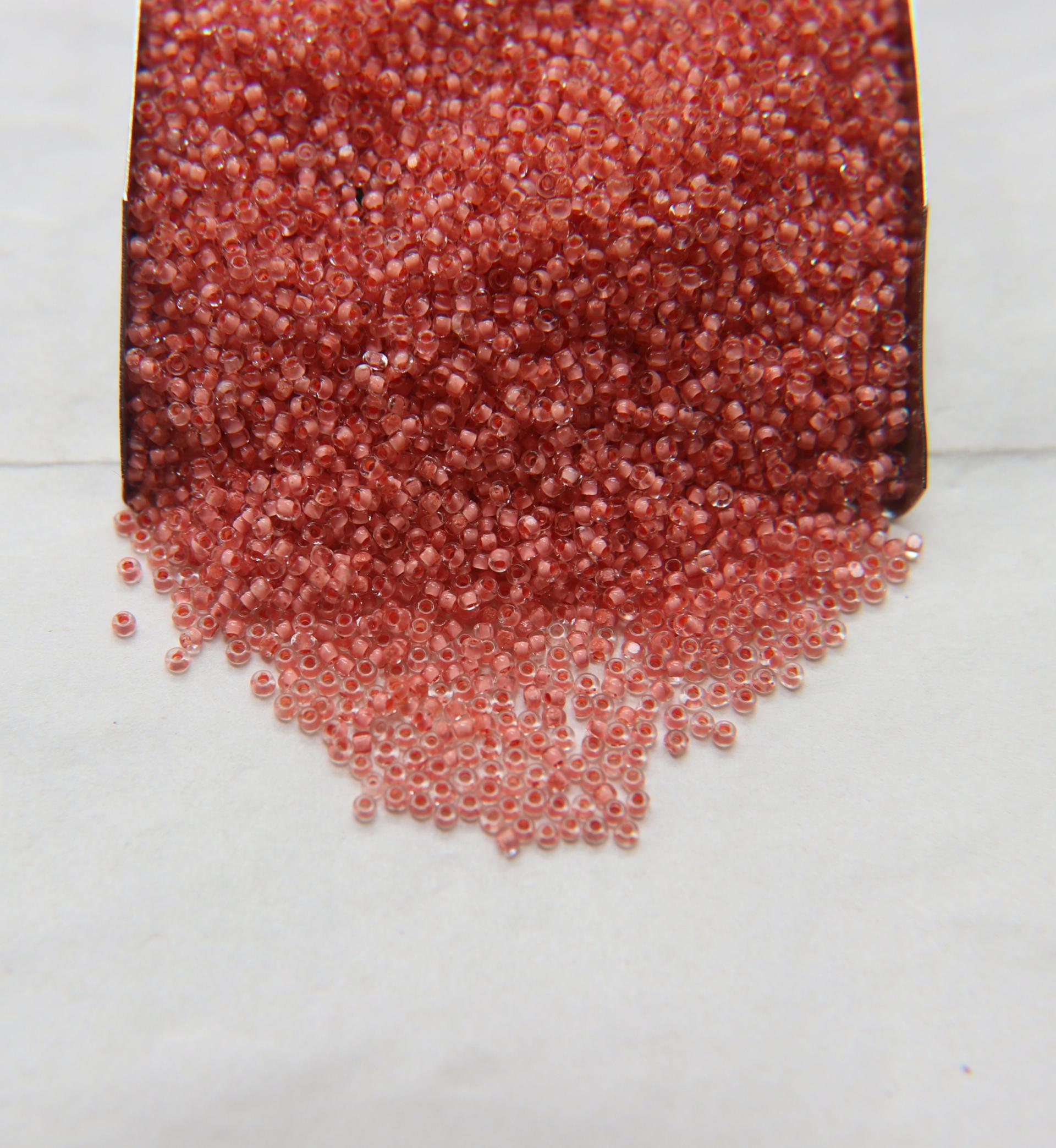 13/0 Charlotte Cut Beads Crystal Vintage Rose Lined 10/20/50/250/500 Grams PREMIUM SEED BEADS, Native supply