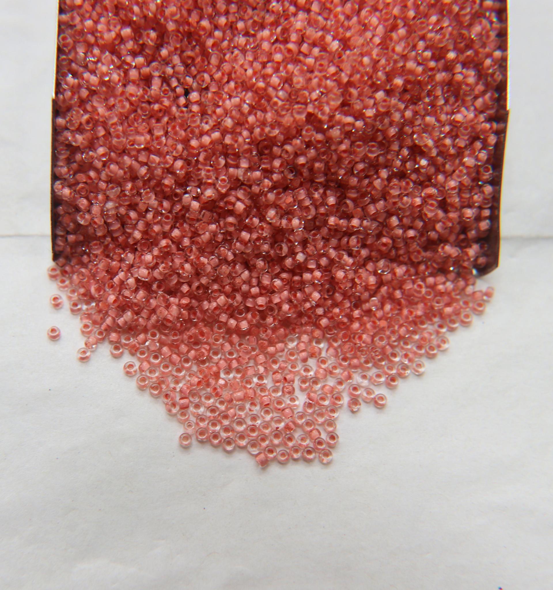 13/0 Charlotte Cut Beads Crystal Vintage Rose Lined 10/20/50/250/500 Grams PREMIUM SEED BEADS, Native supply