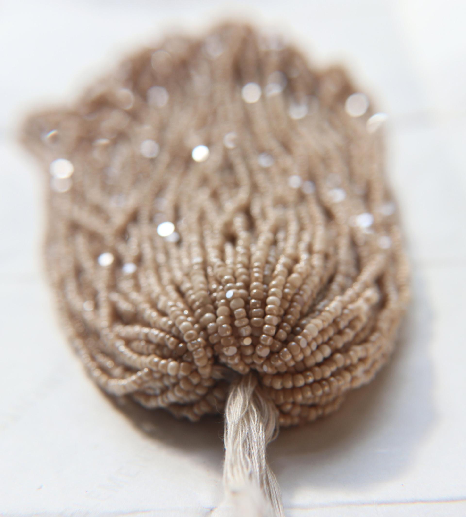 11/0 Hanks Charlotte Cut Beads Opaque Cream Light Silk 1/5/25/50/100 Hanks PREMIUM SEED BEADS, Native Supplies